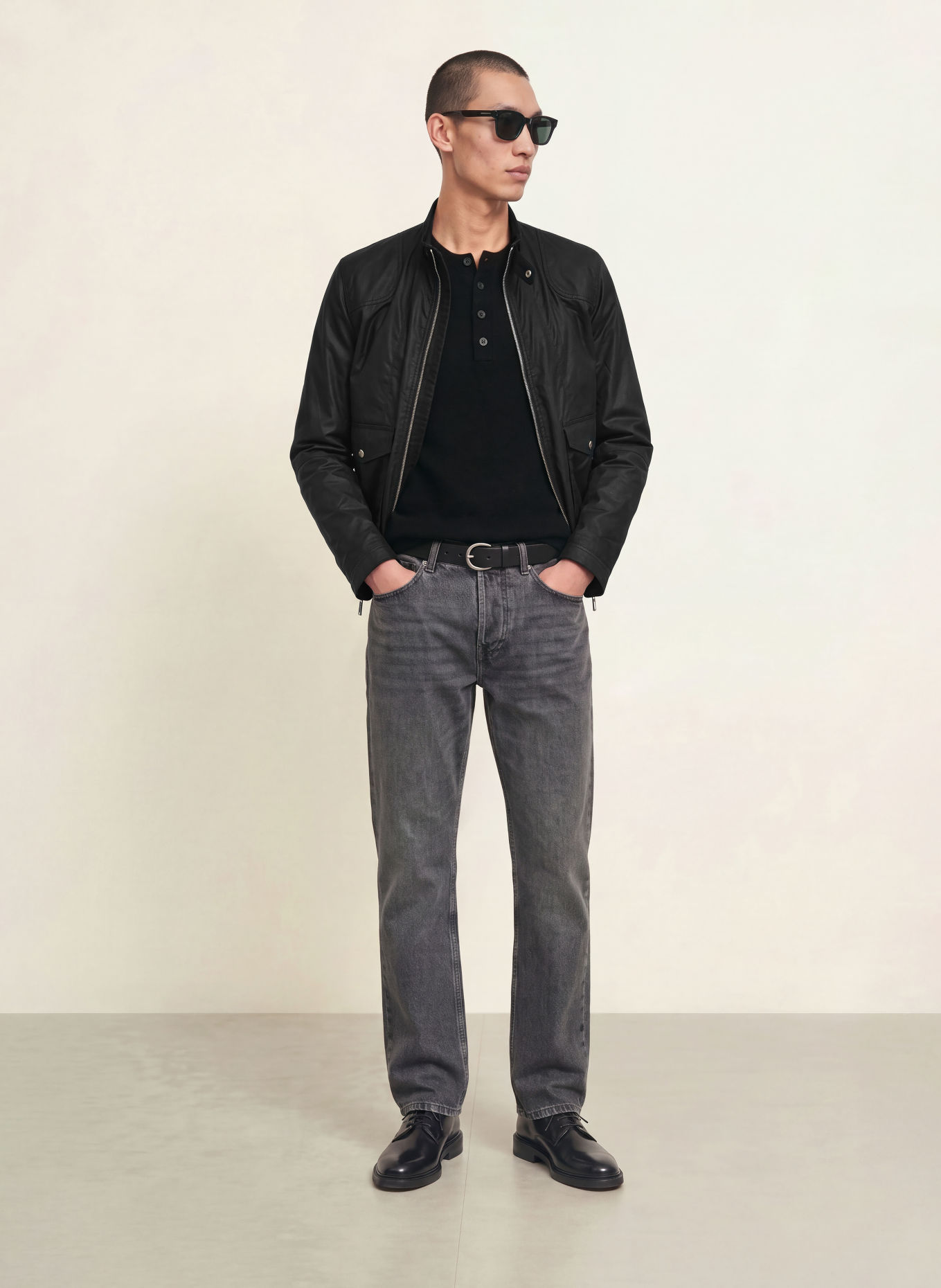 ALLSAINTS Overjacket KIRK: SCHWARZ