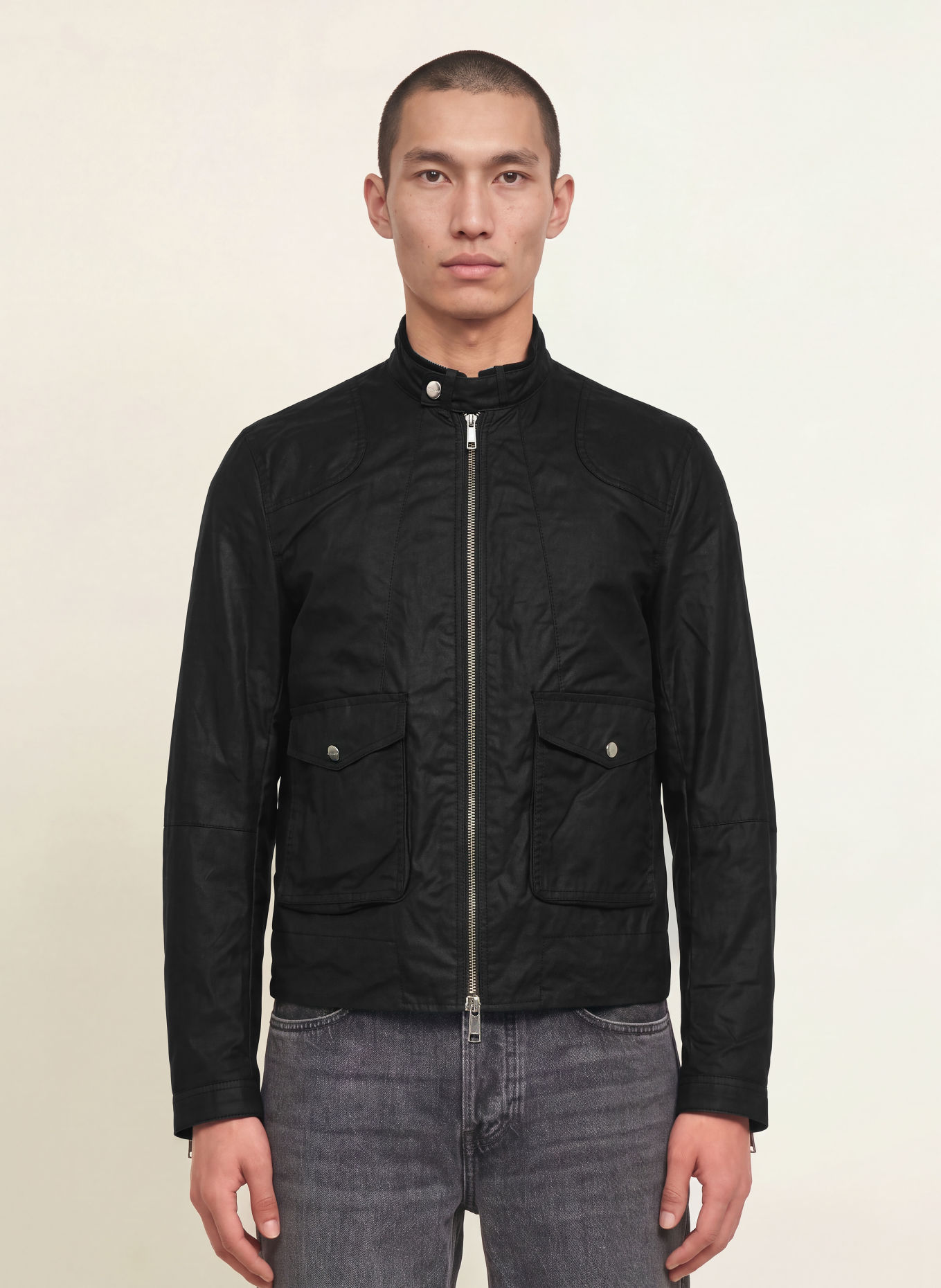 ALLSAINTS Overjacket KIRK: SCHWARZ