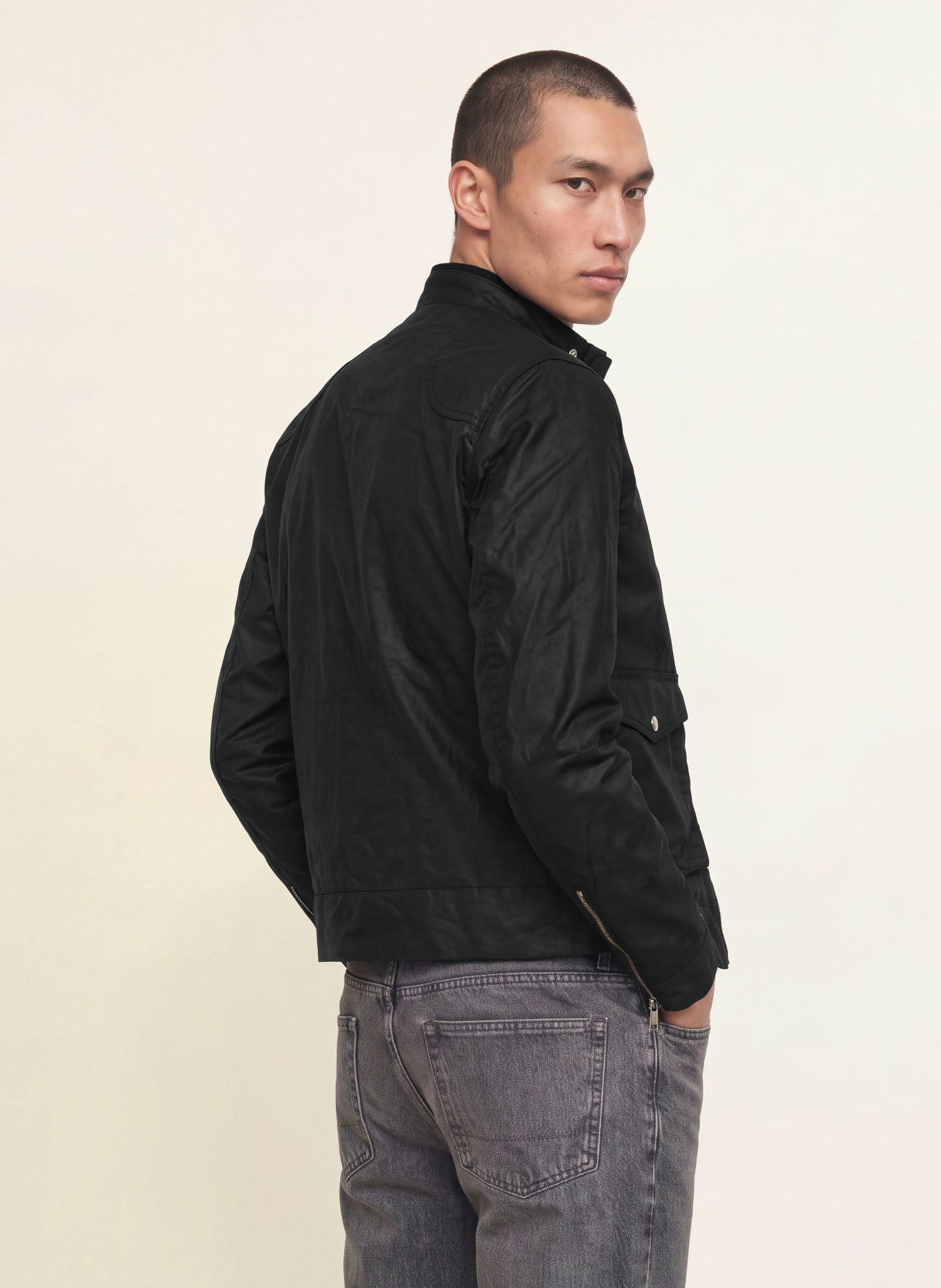 ALLSAINTS Overjacket KIRK: SCHWARZ