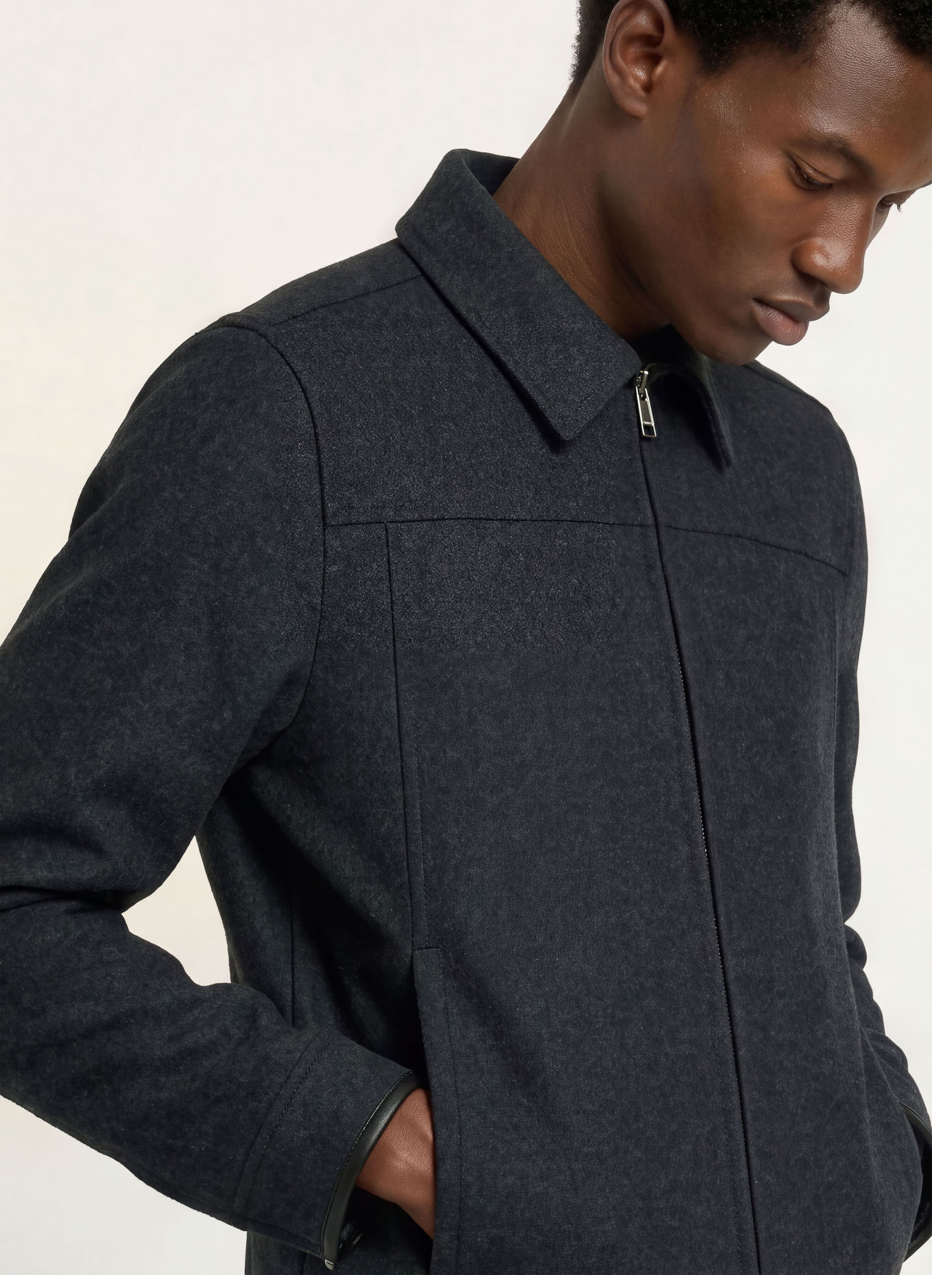 ALLSAINTS Overjacket CARLOW: DUNKELGRAU