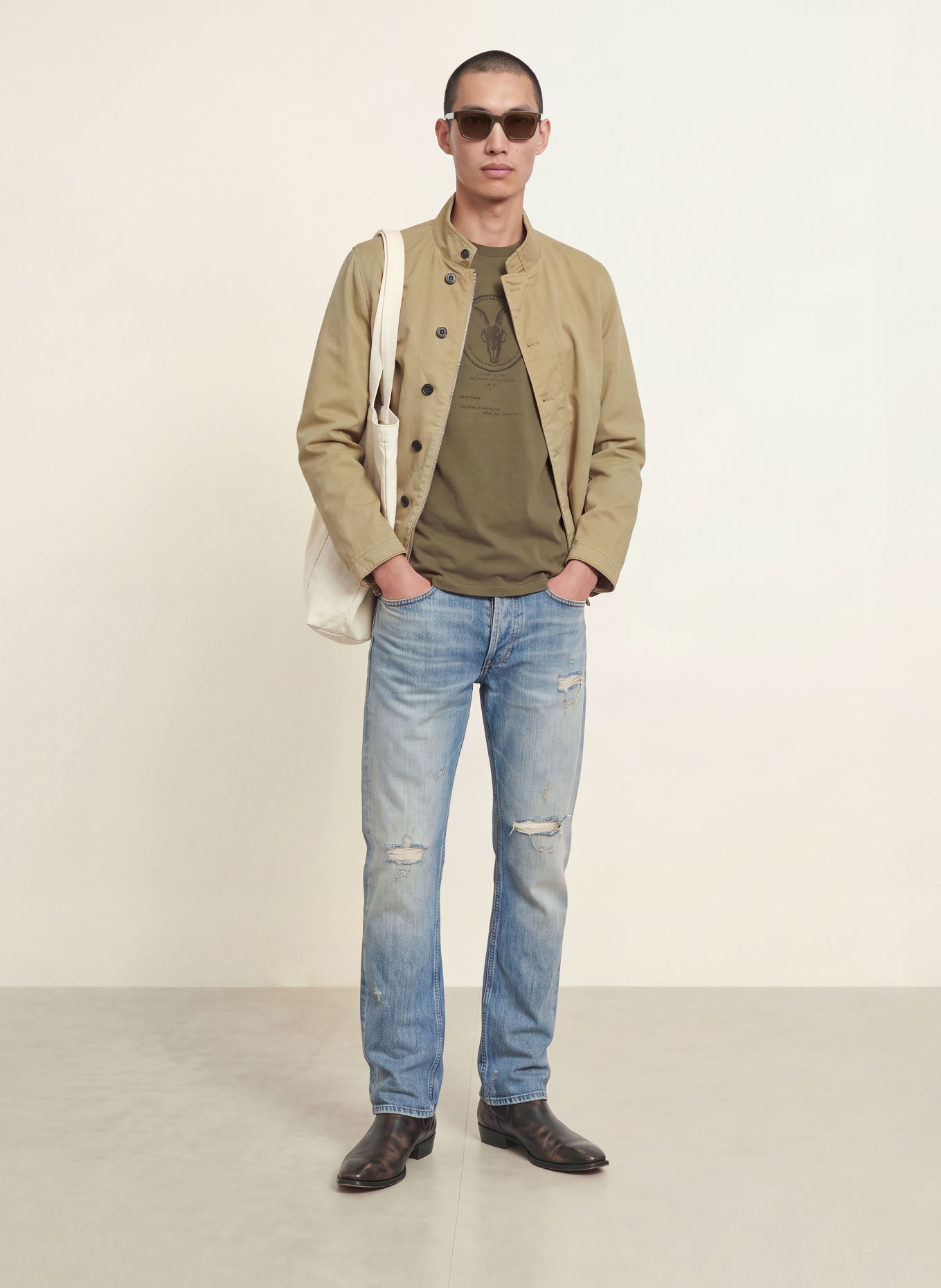 ALLSAINTS Jean slim droit: 10310 DESTROY INDIGO