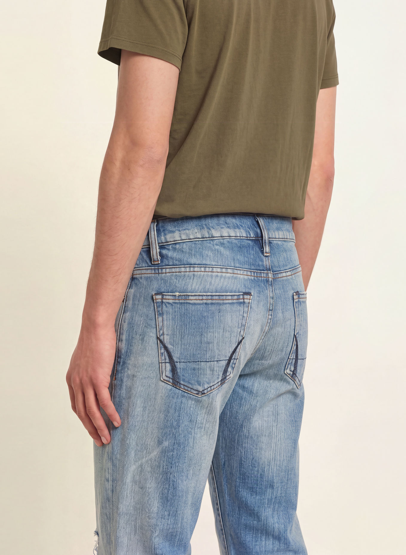 ALLSAINTS Jean slim droit: 10310 DESTROY INDIGO