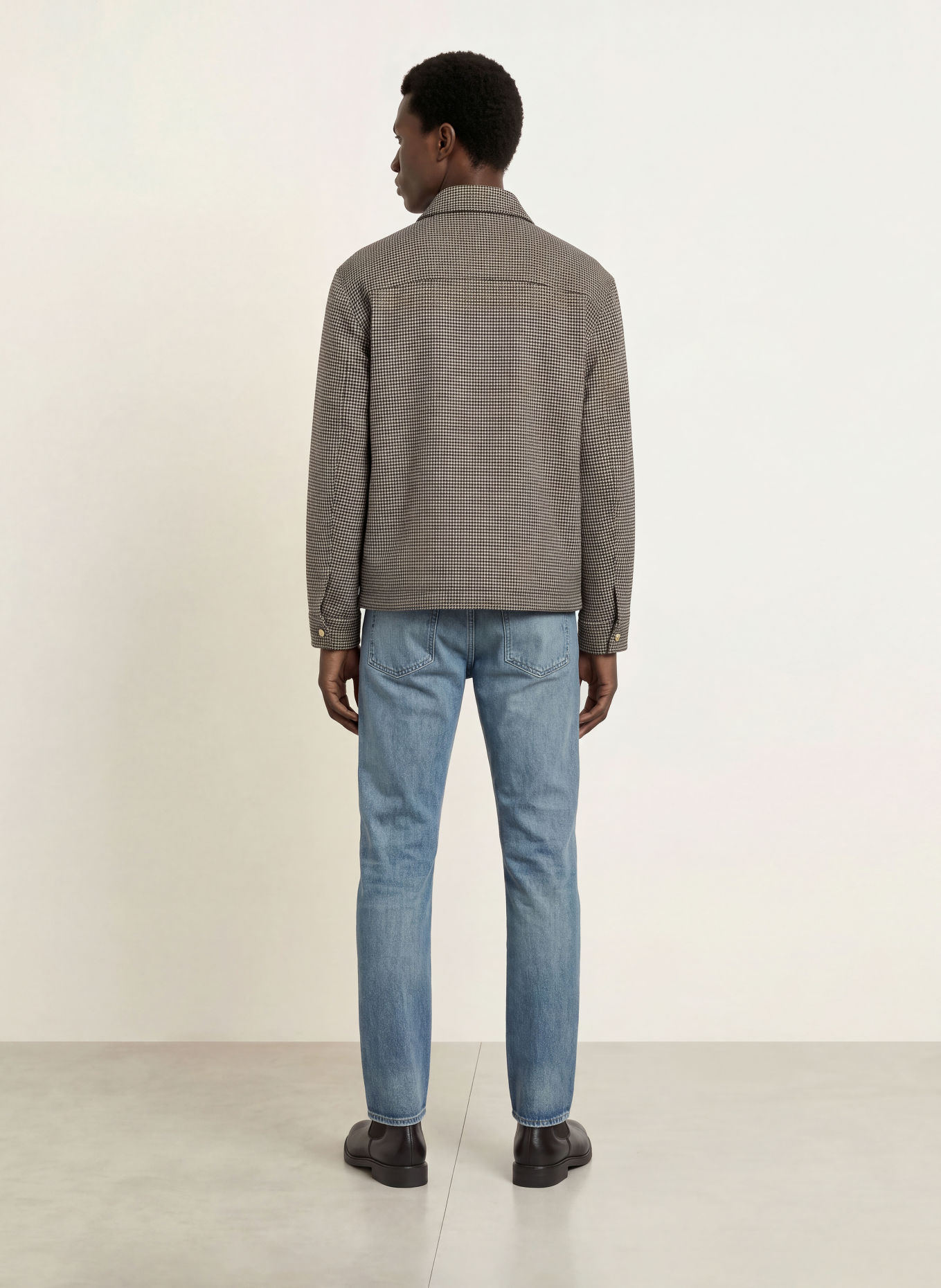 REISS Overjacket PETROV: HELLBRAUN / TAUPE / DUNKELGRAU