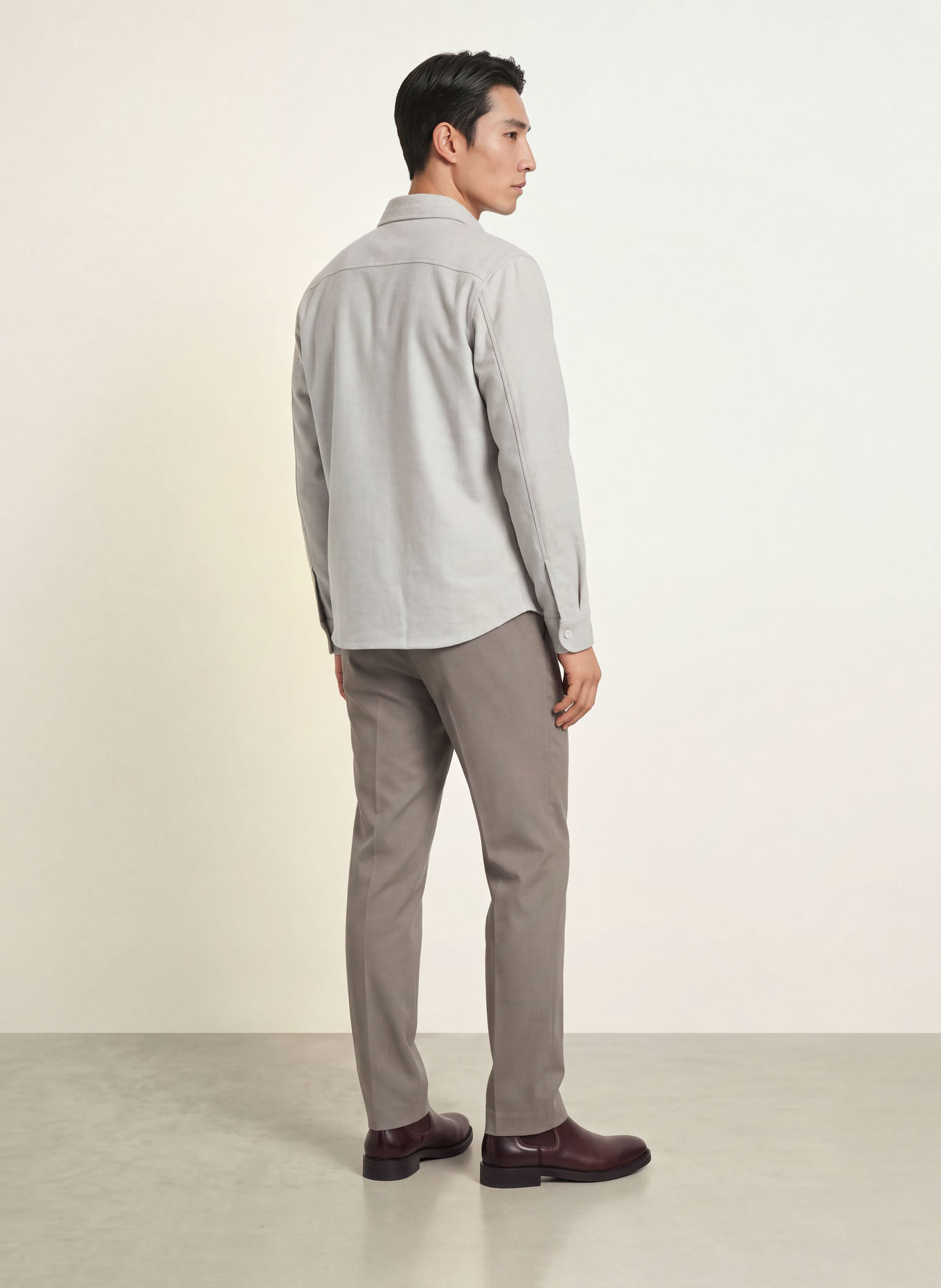 REISS Overshirt SANDS: GRAU