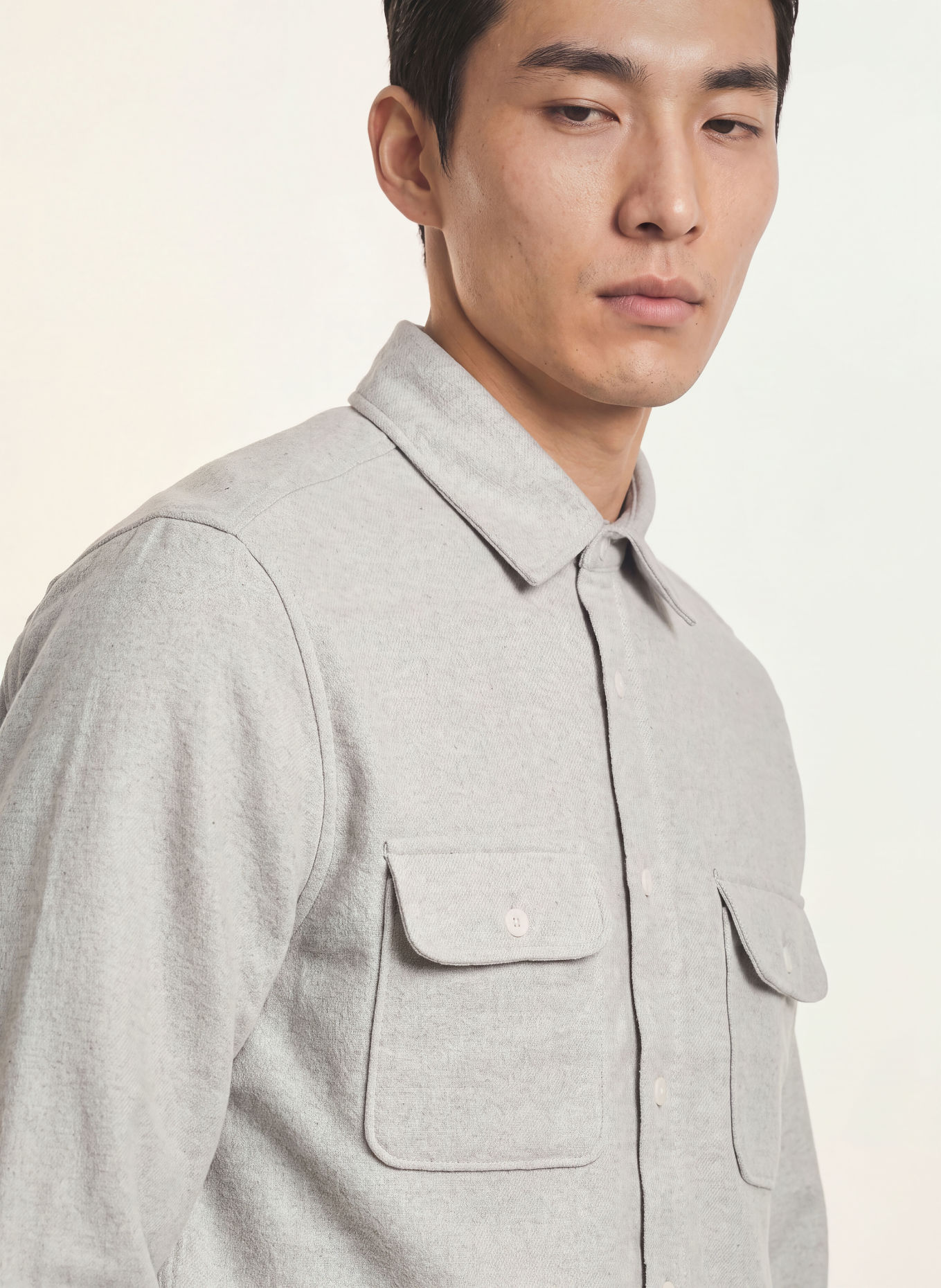 REISS Overshirt SANDS: GRAU
