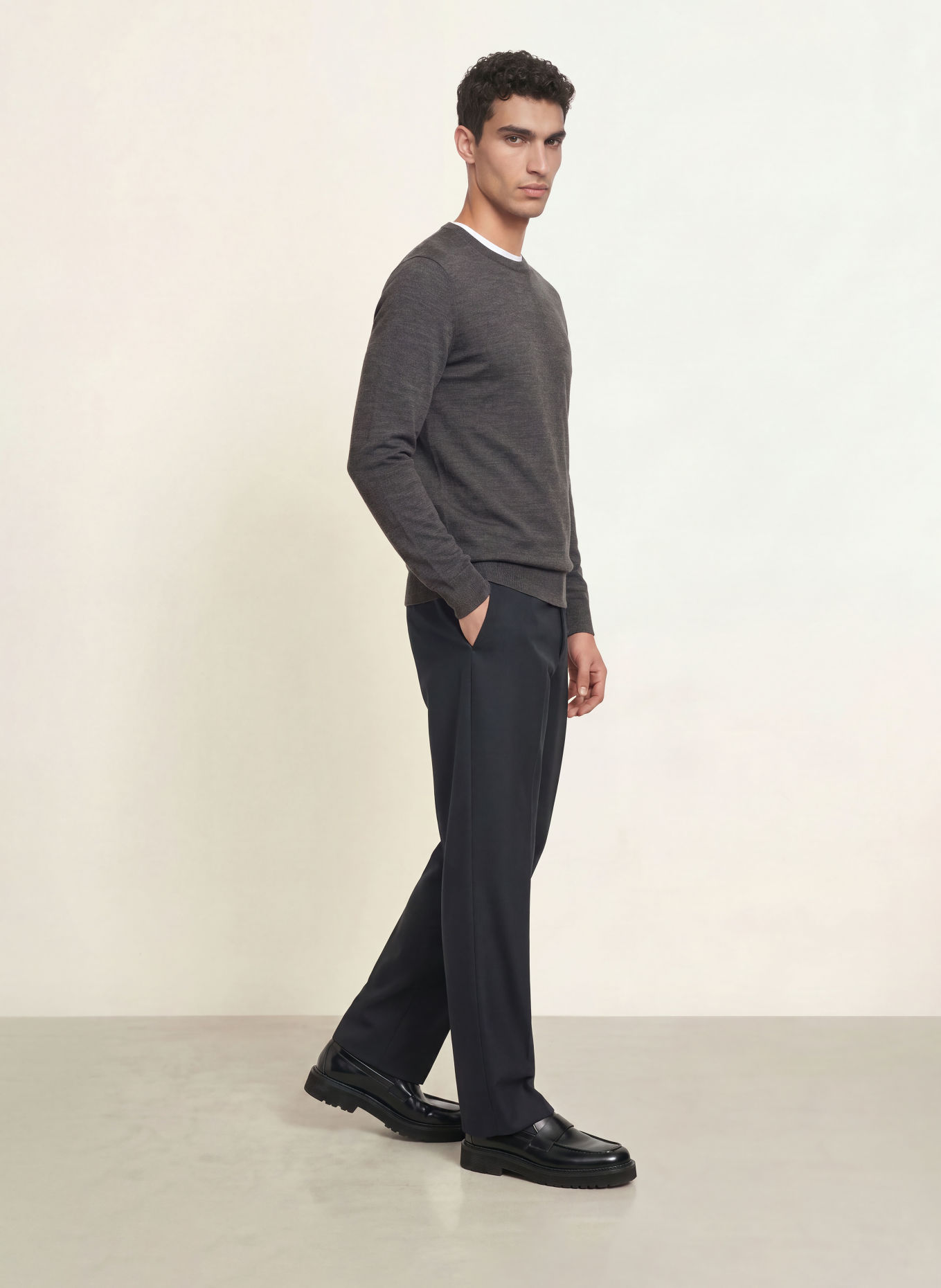 REISS Pullover WESSEX: GRAU