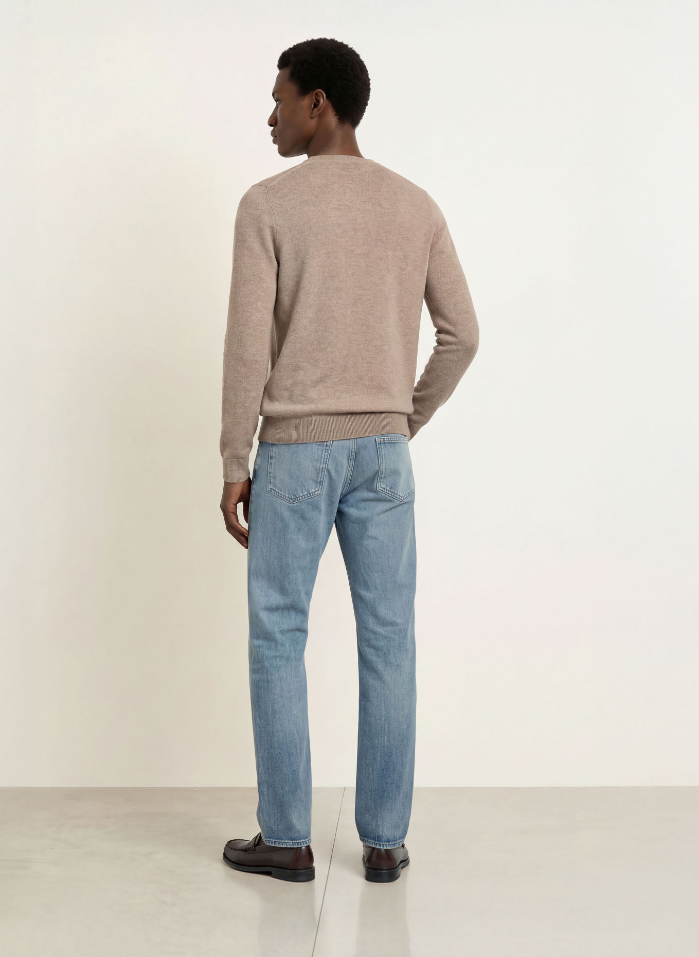 REISS Cashmere-Pullover MONARCH: TAUPE
