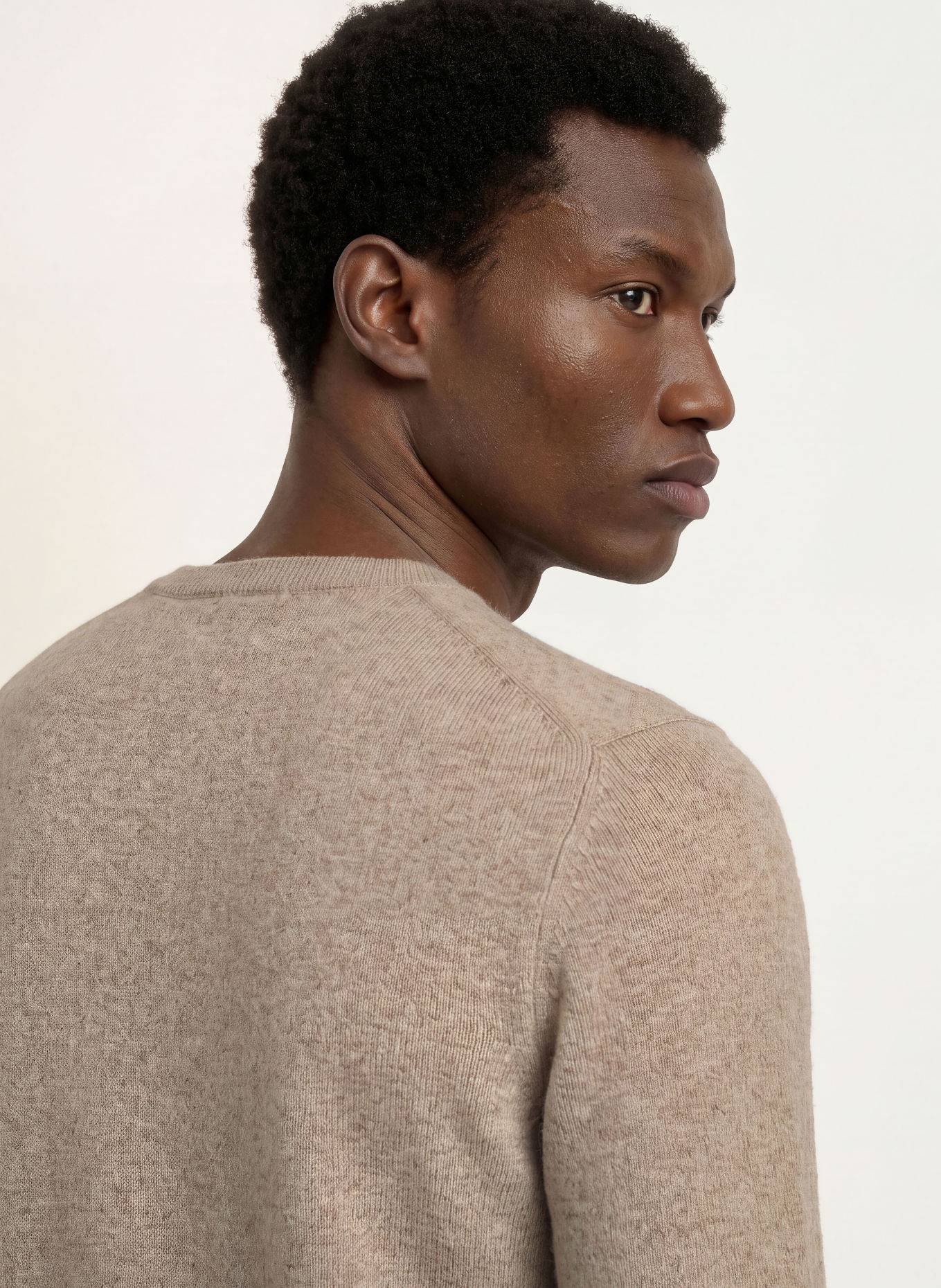 REISS Cashmere-Pullover MONARCH: TAUPE