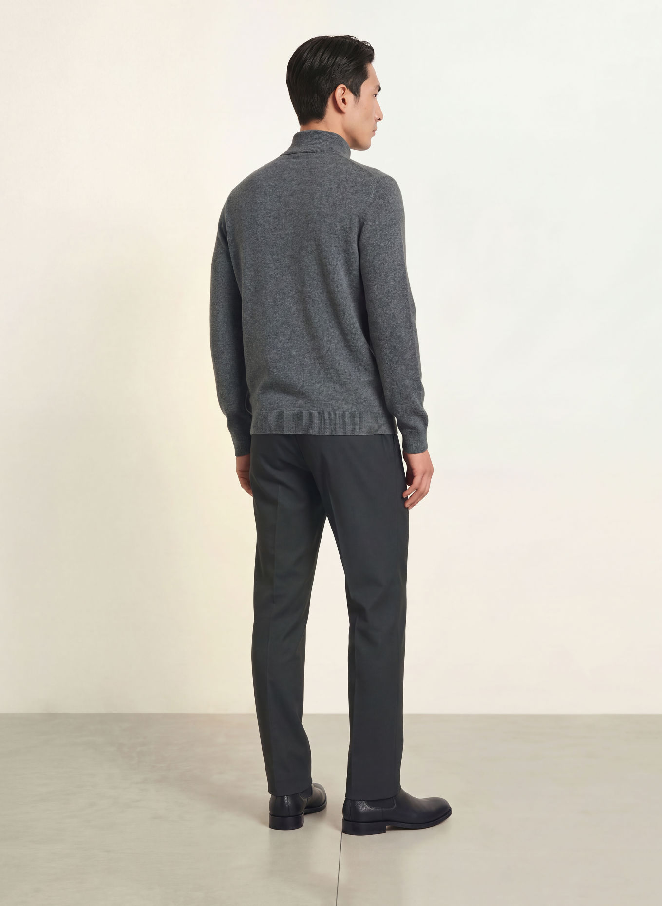REISS Cashmere-Troyer PRINCE: GRAU