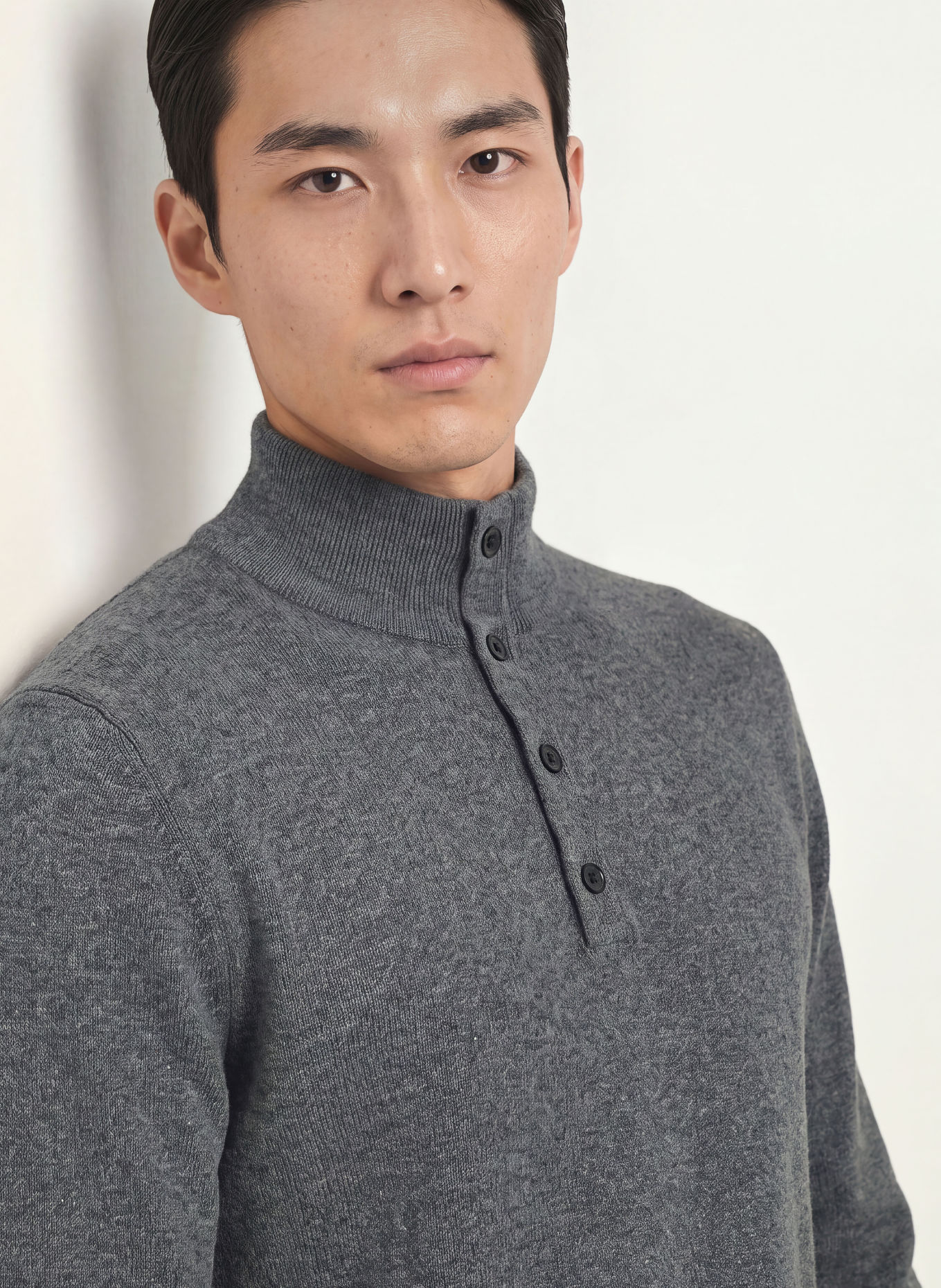 REISS Cashmere-Troyer PRINCE: GRAU