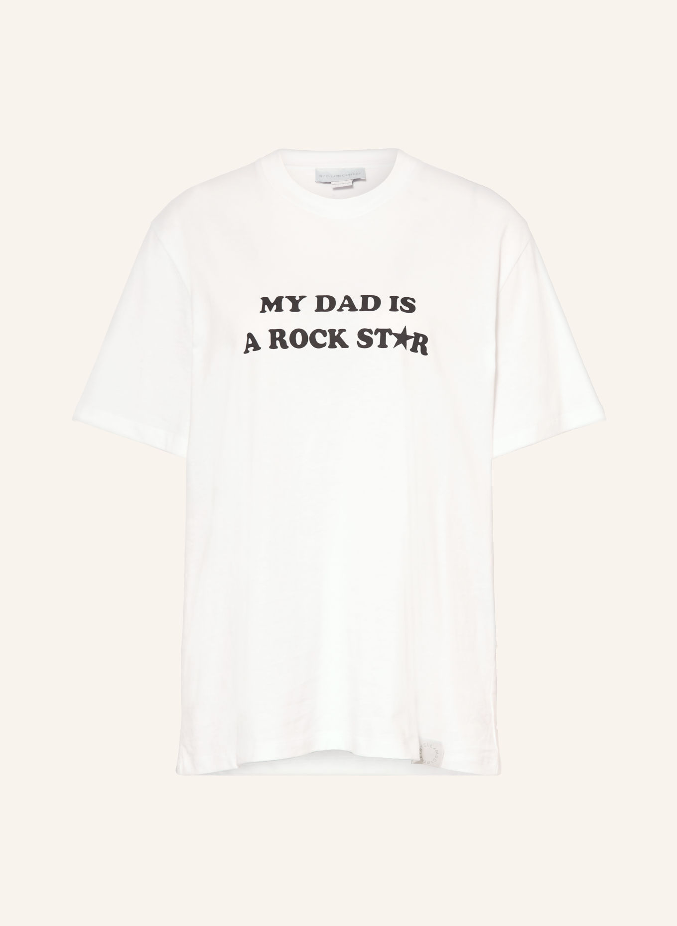 STELLA McCARTNEY T-shirt MY DAD IS A ROCKSTAR: WIT