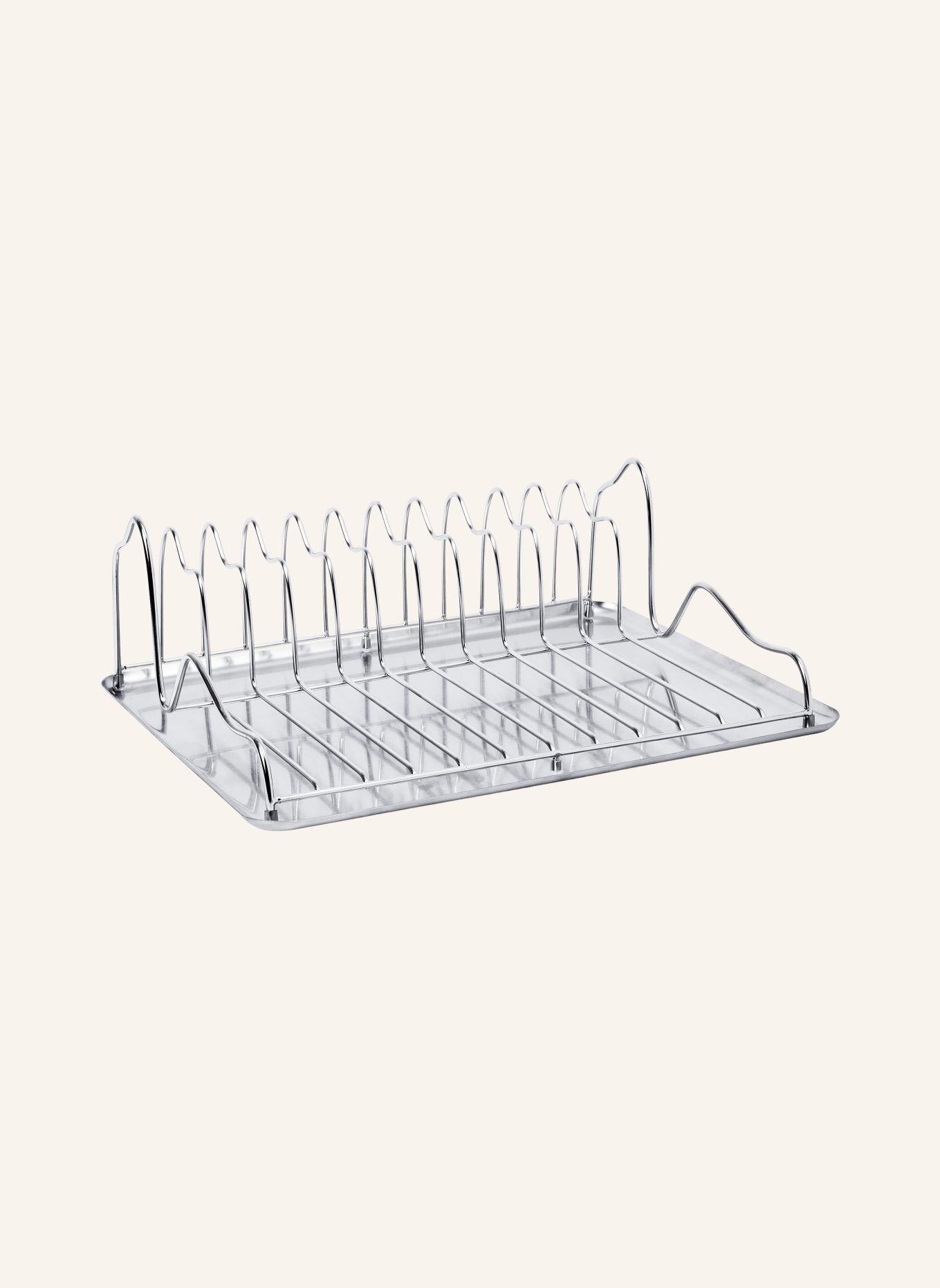 Ferm LIVING CURVATURE Dish Rack: SILVER