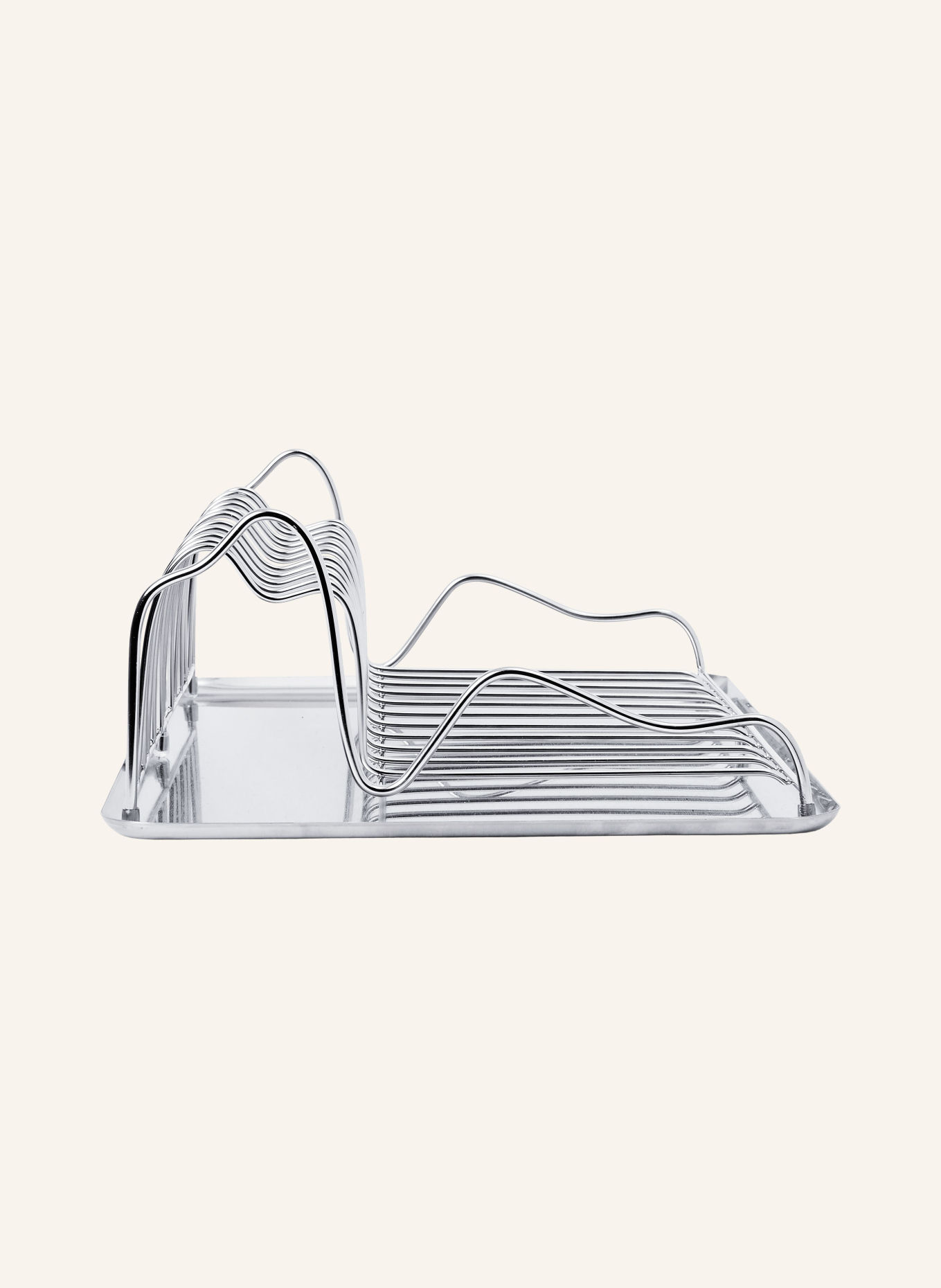 Ferm LIVING CURVATURE Dish Rack: SILVER