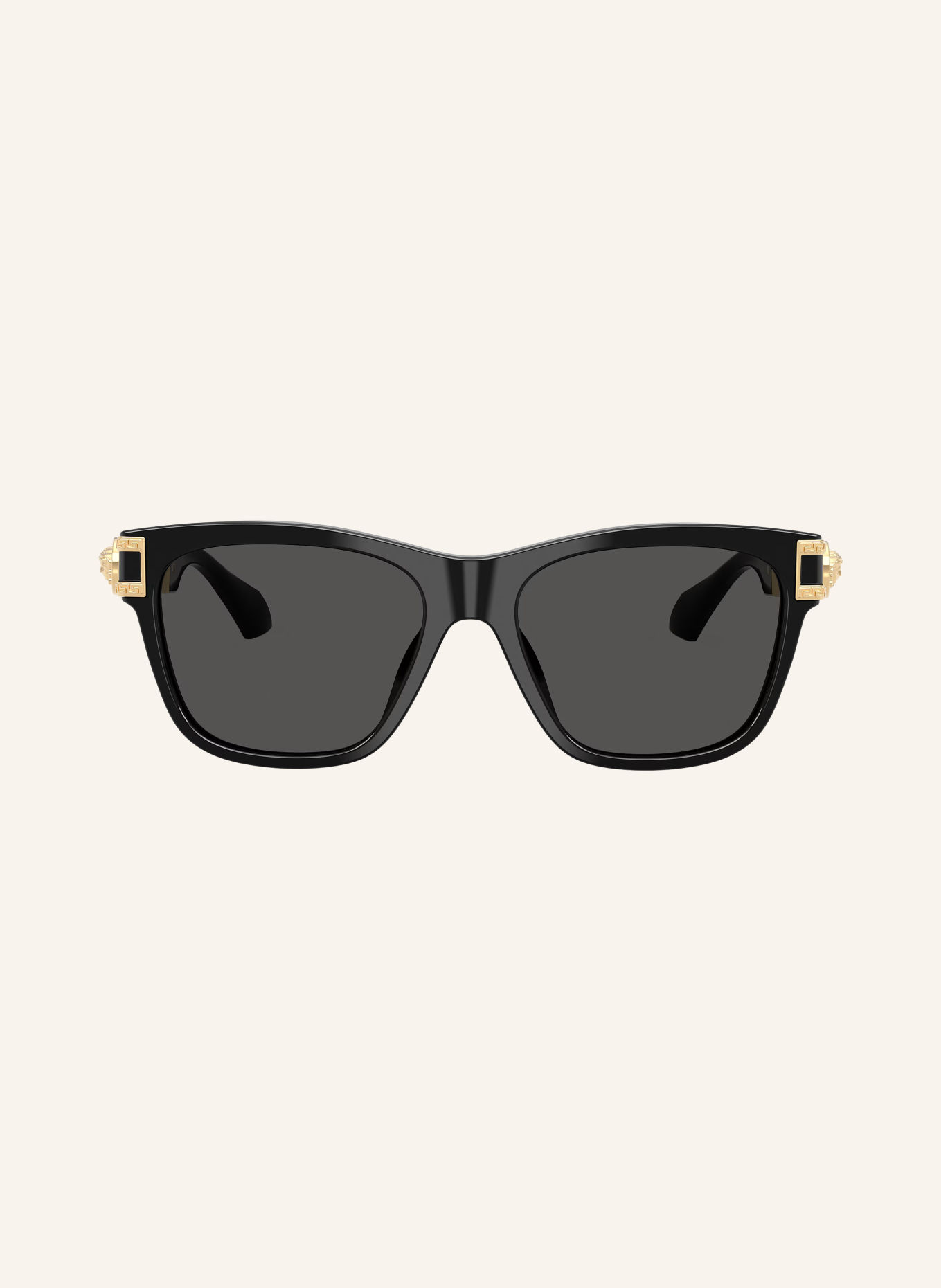 VERSACE Lunettes de soleil VE4527U: NOIR / GRIS FONCÉ