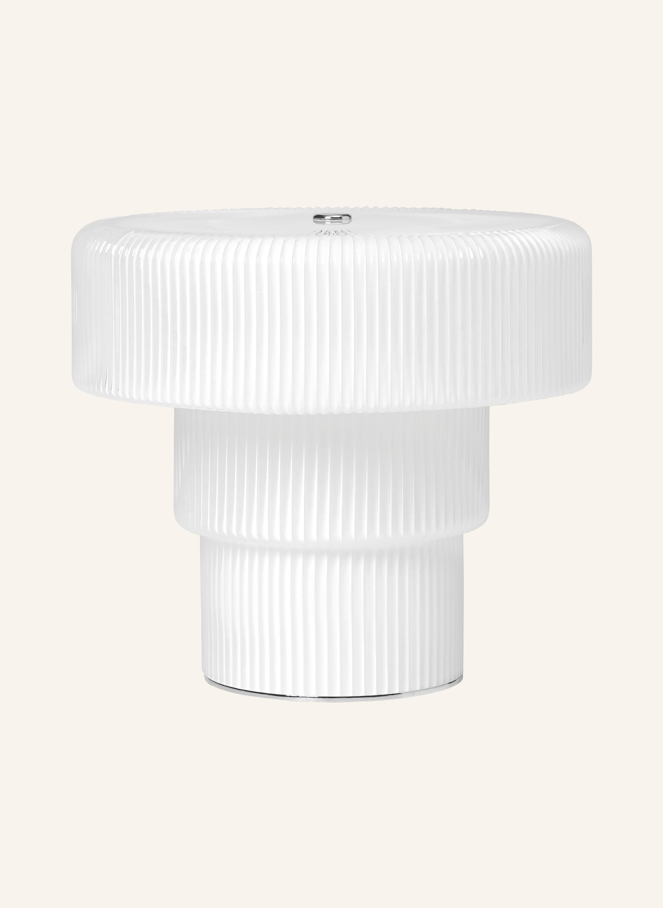 Ferm LIVING RIPPLE LARGE Table lamp: WHITE