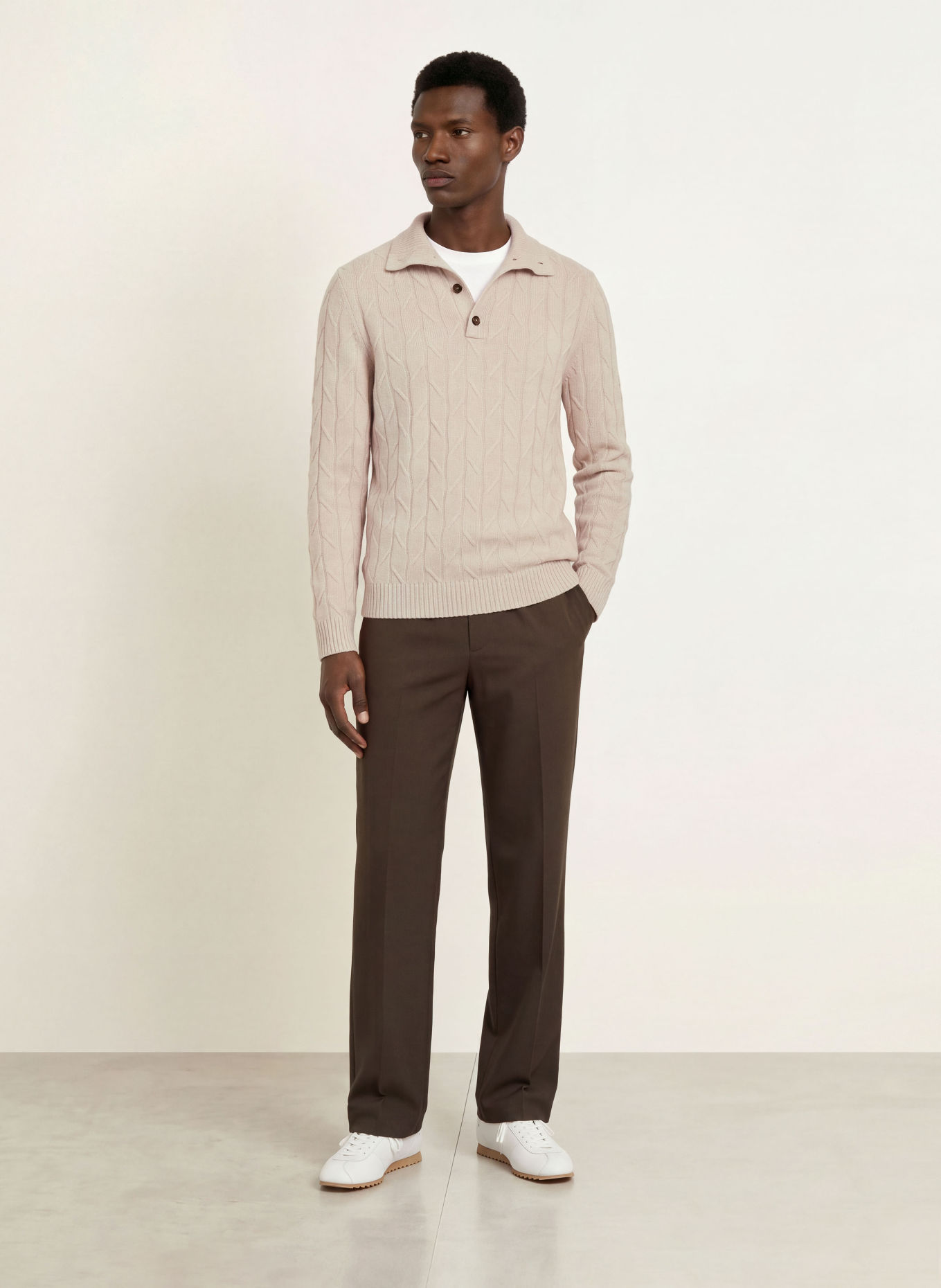 REISS Troyer LITTLETON: BEIGE