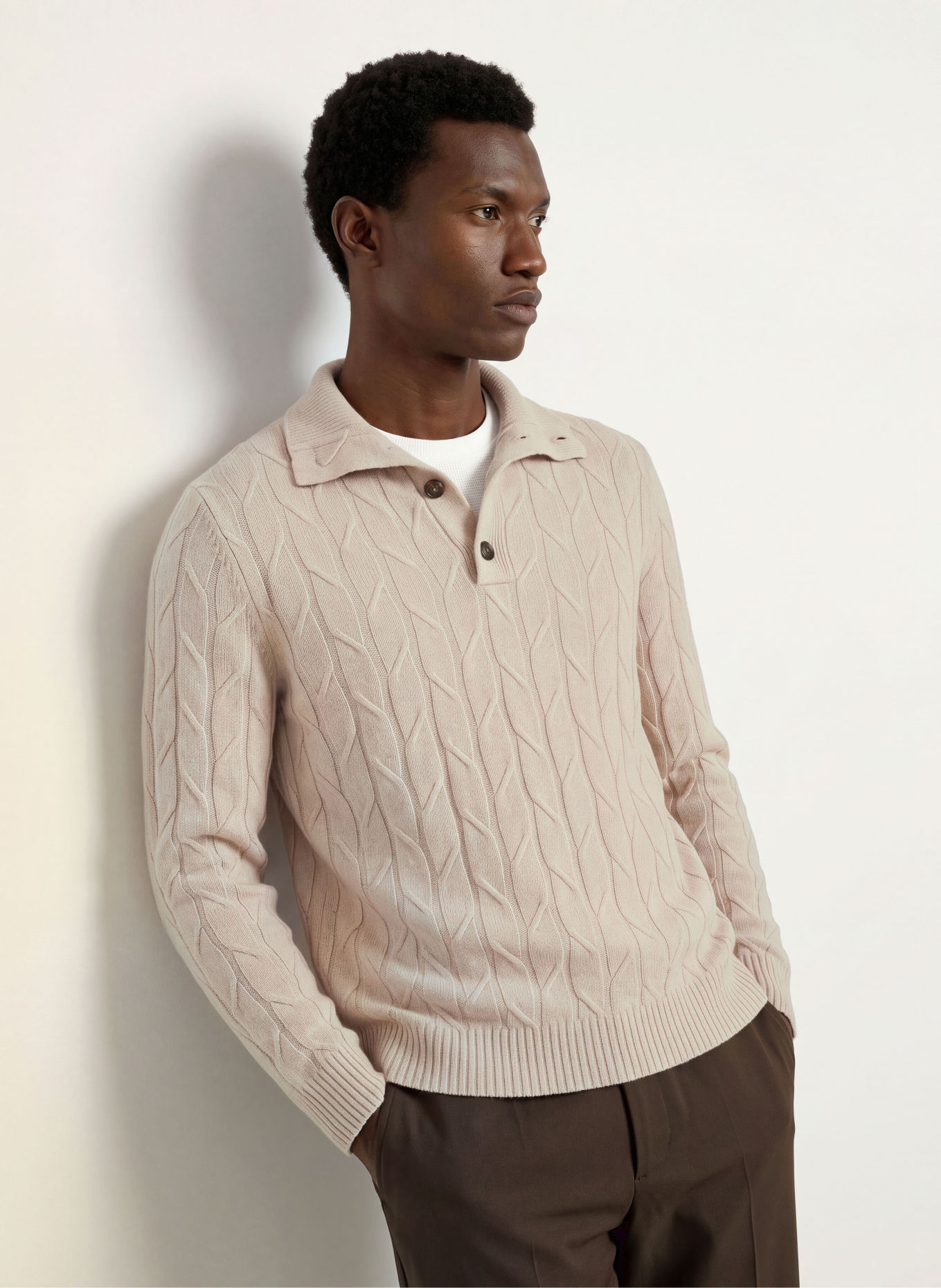 REISS Troyer LITTLETON: BEIGE