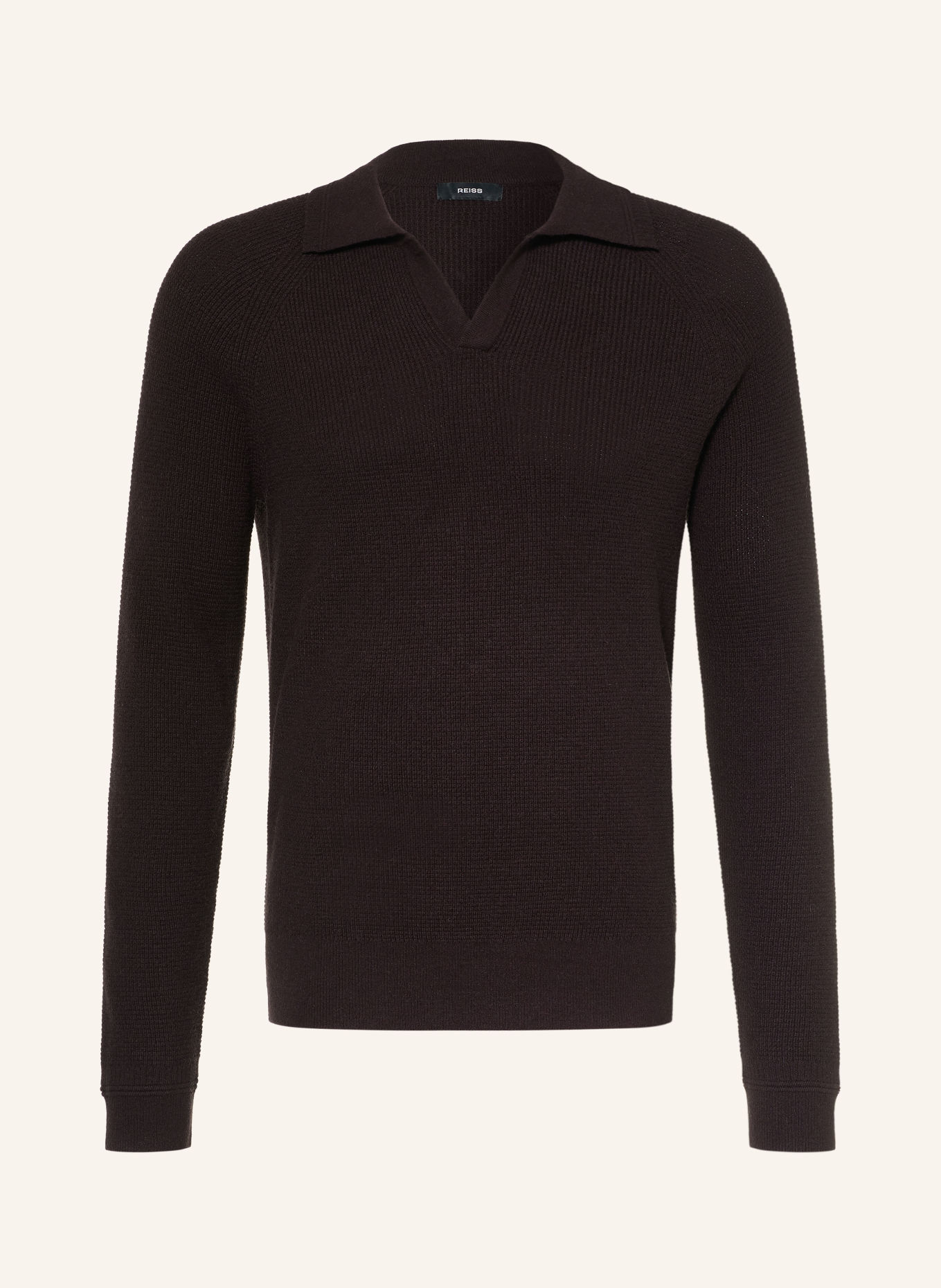REISS SPENCE Sweater: DARK BROWN