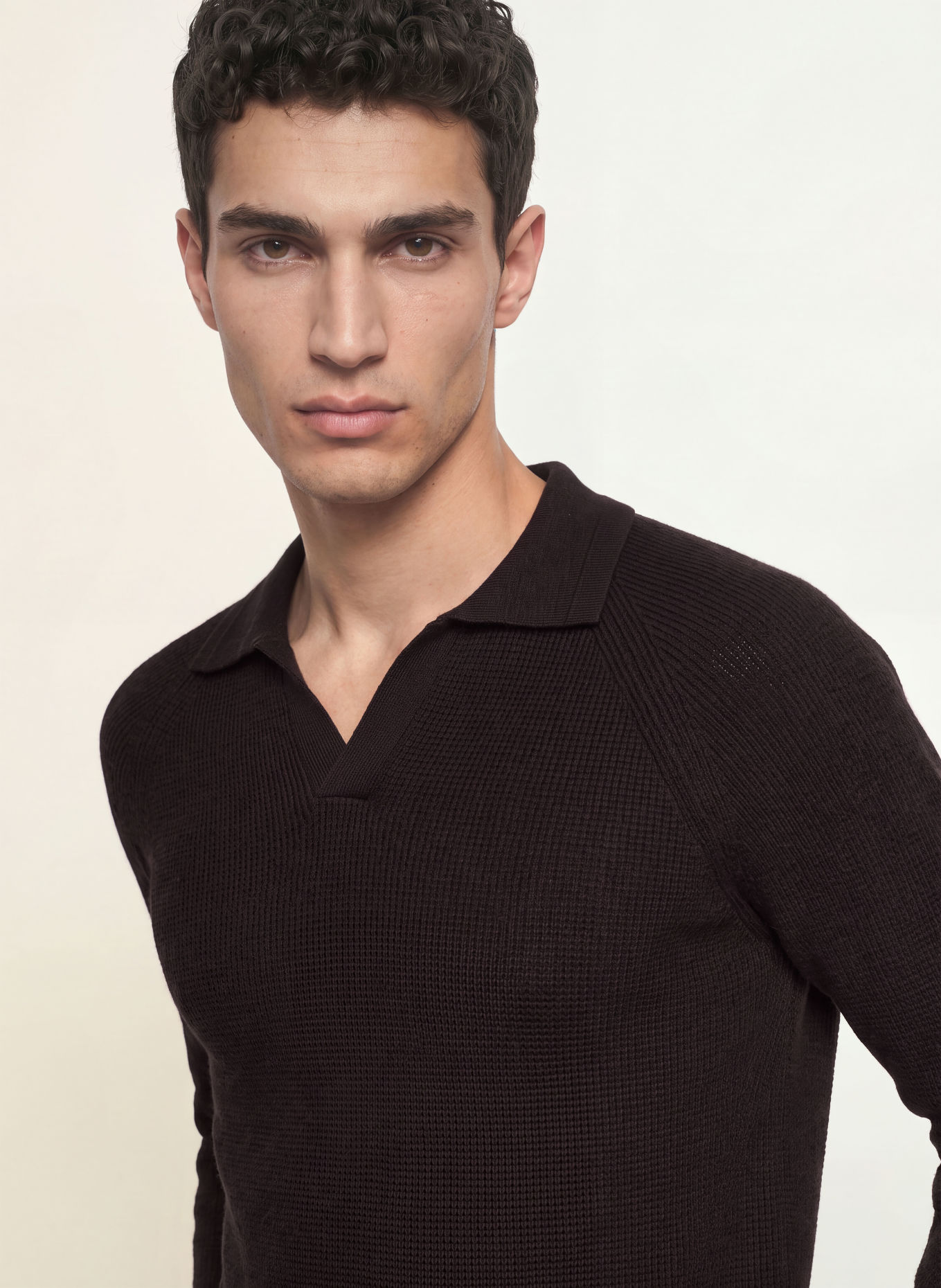 REISS SPENCE Sweater: DARK BROWN