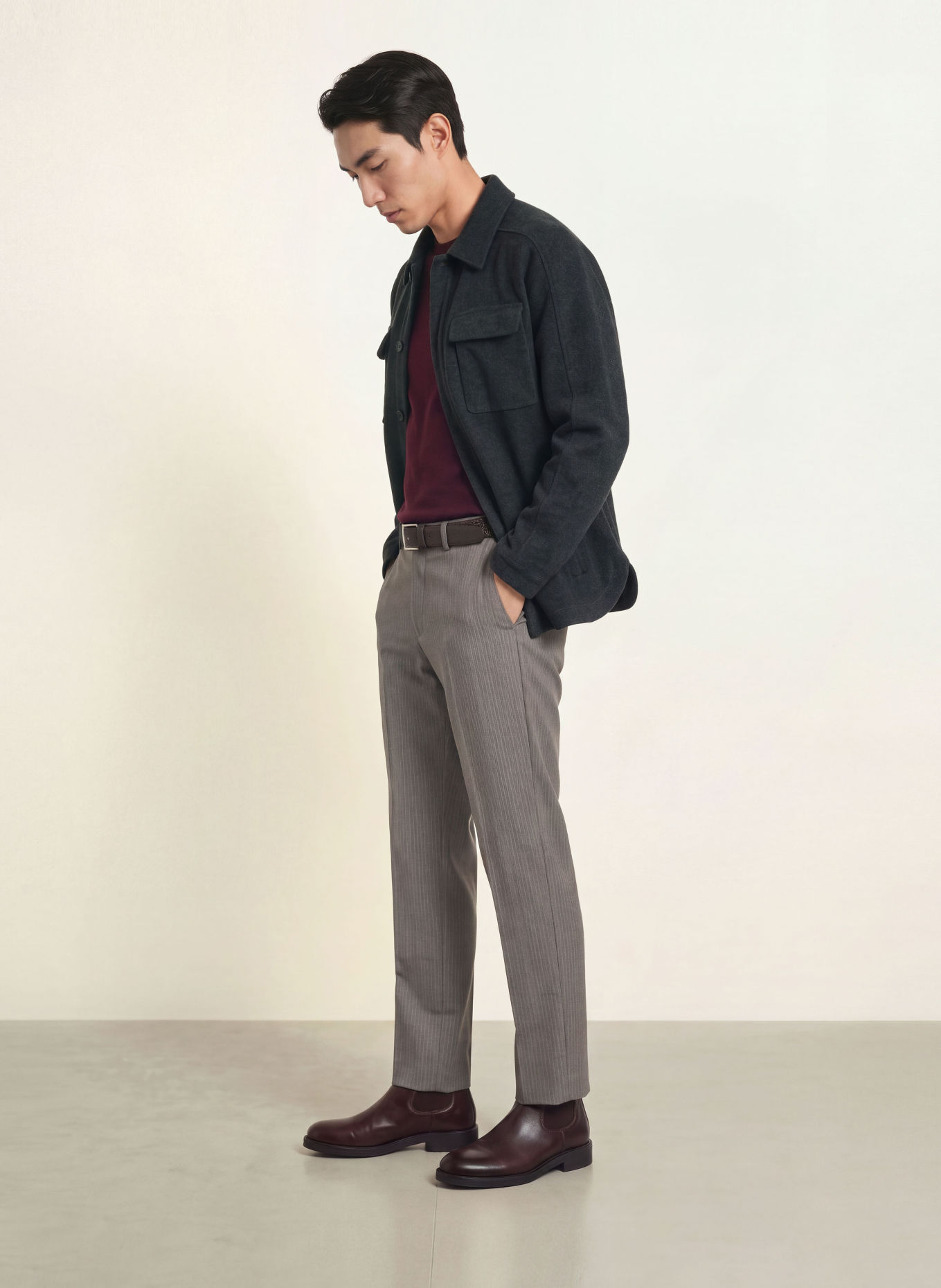 REISS LOCKWOOD Jacket: DARK GRAY