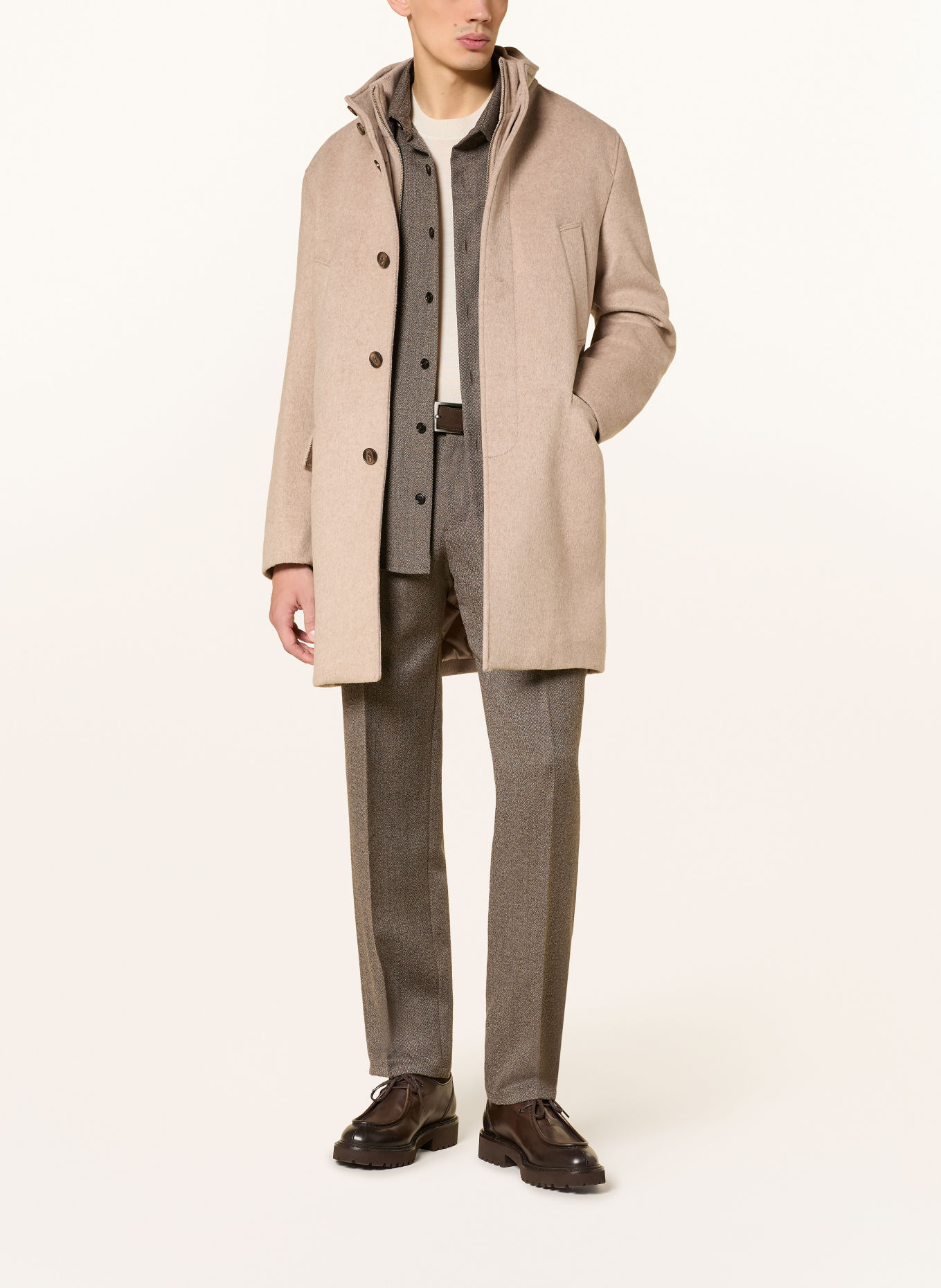 REISS Cabanmantel FOSSIL: LICHTBRUIN