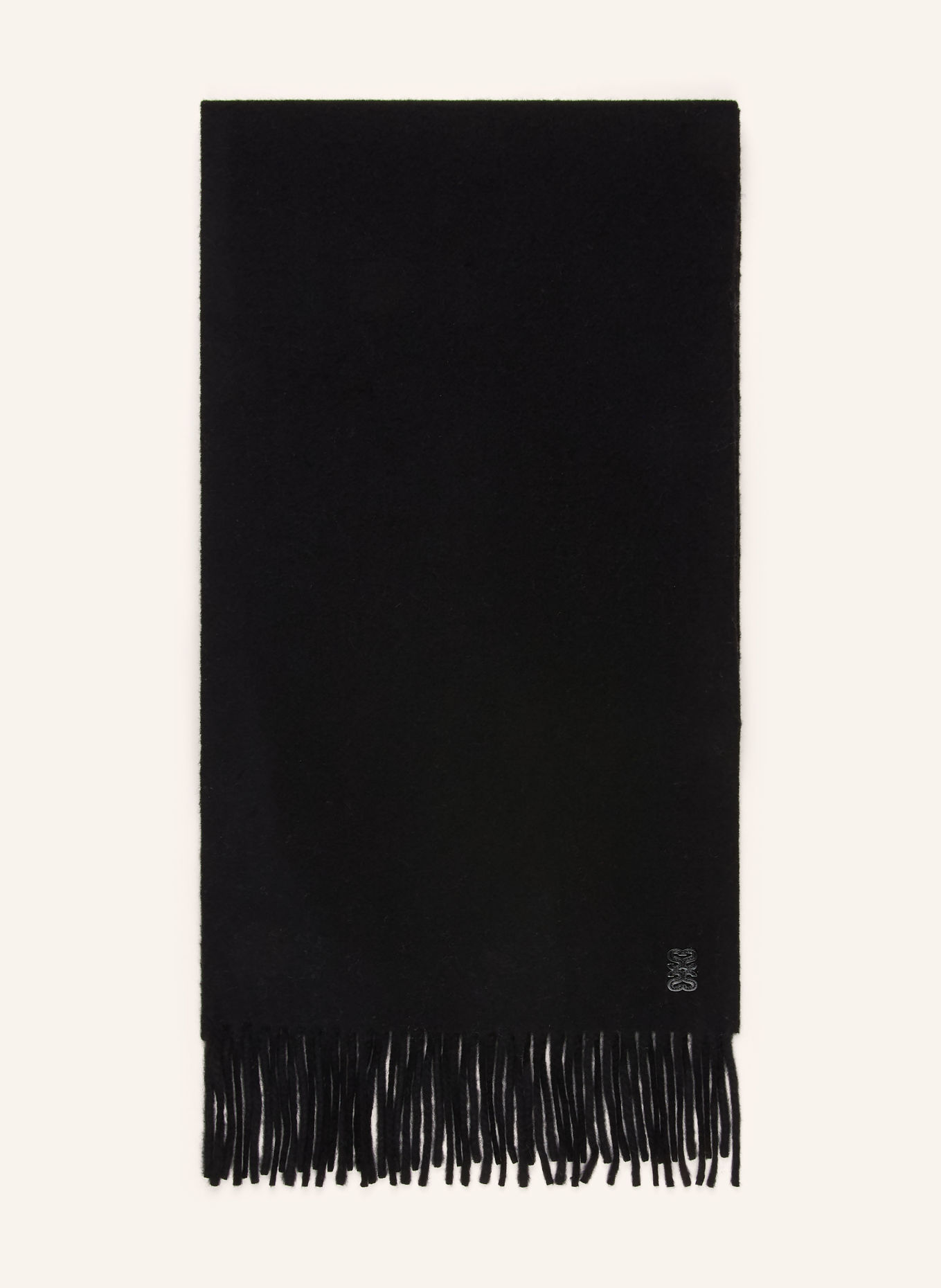 SANDRO Schal: SCHWARZ