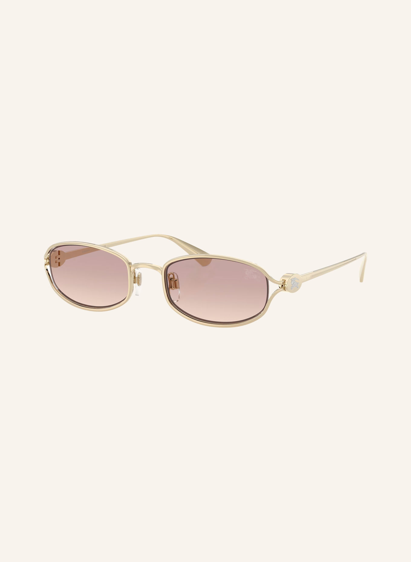 BURBERRY Sonnenbrille BE3177: LIGHT GOLD/ BROWN GRADIENT