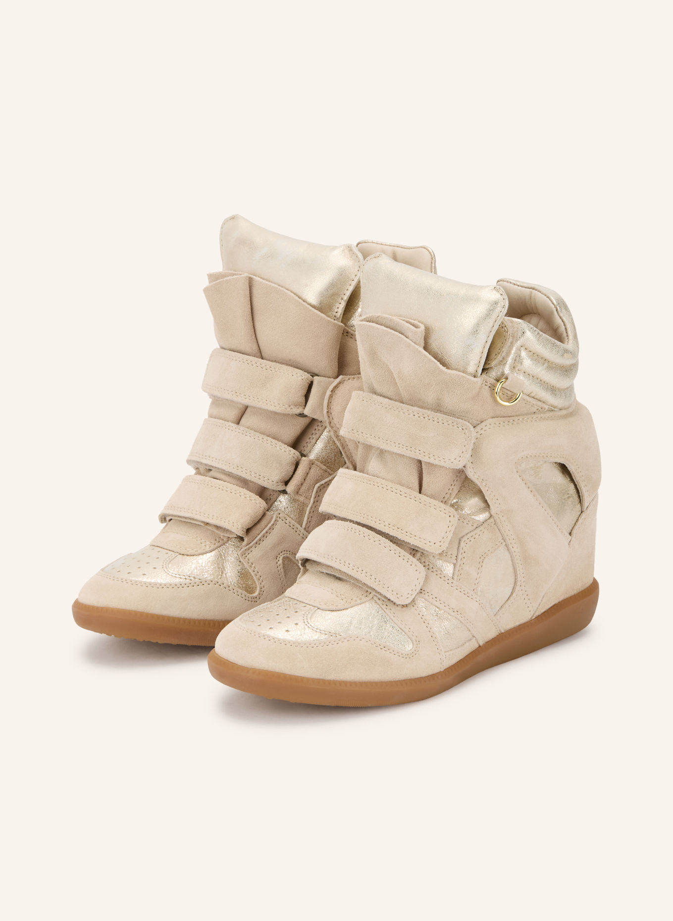 ISABEL MARANT Hightop-Sneaker BEKETT: BEIGE