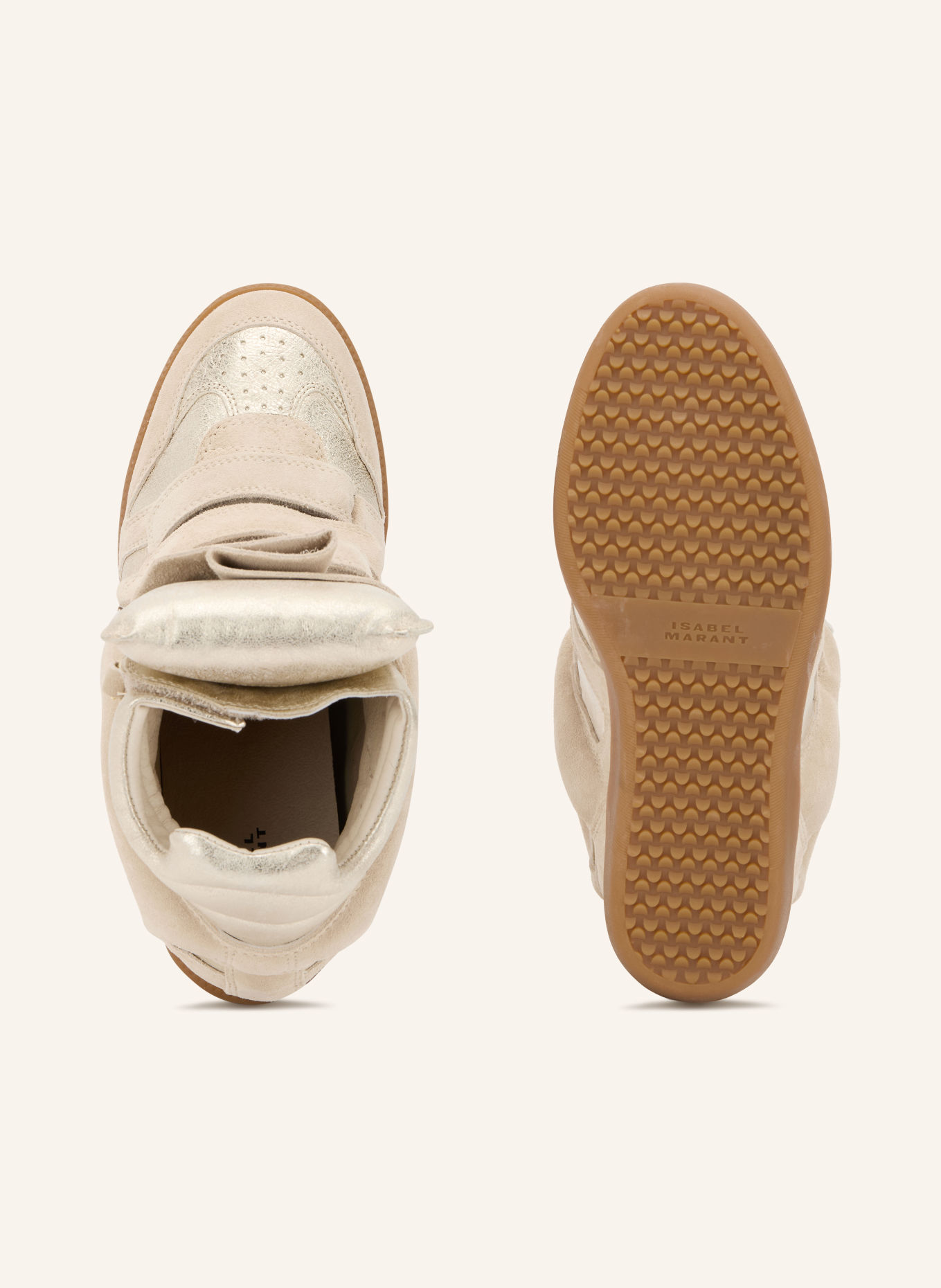 ISABEL MARANT Hightop-Sneaker BEKETT: BEIGE