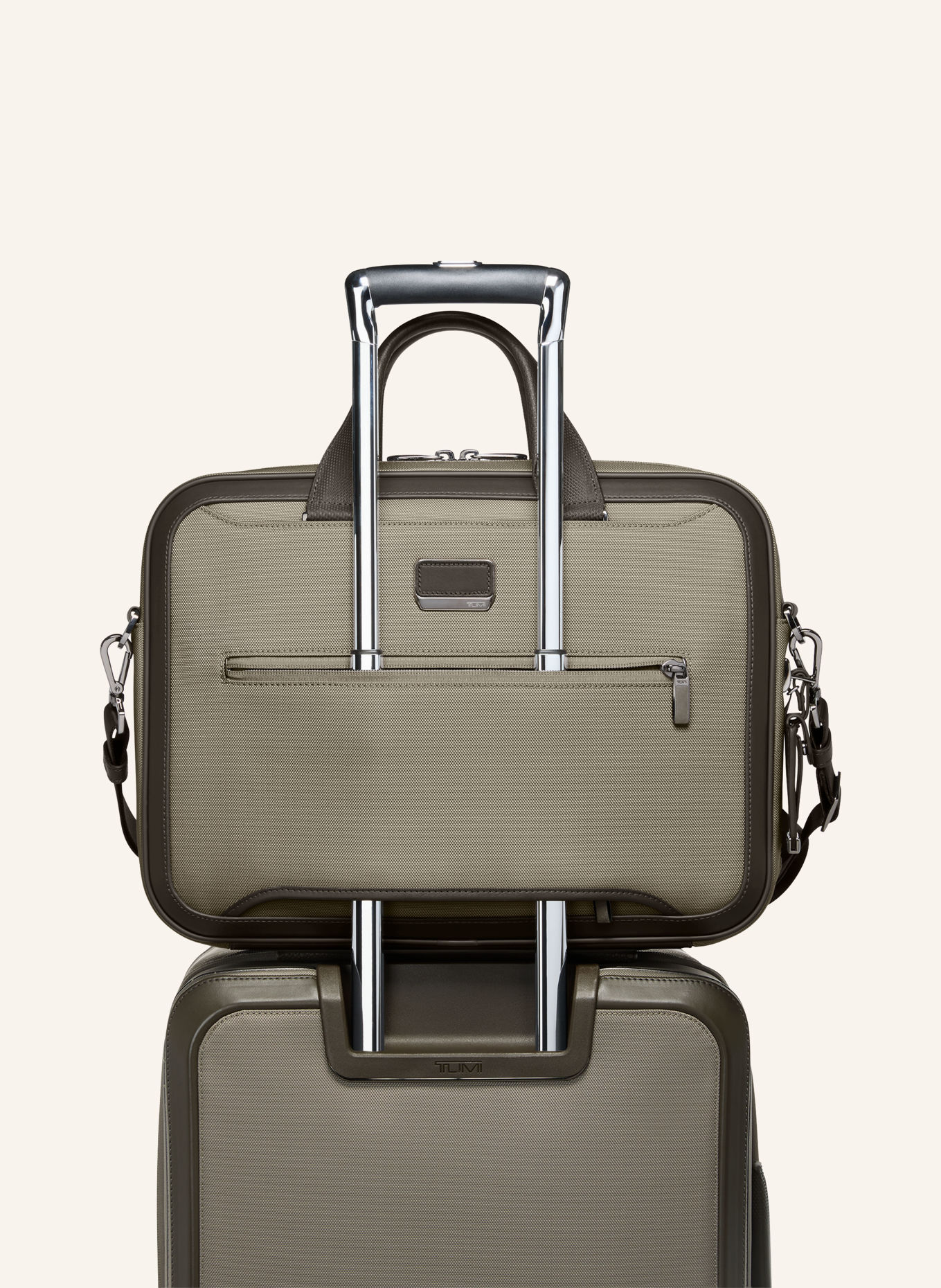 TUMI Sac pour ordinateur portable ARRIVÉ HANNOVER: TAUPE