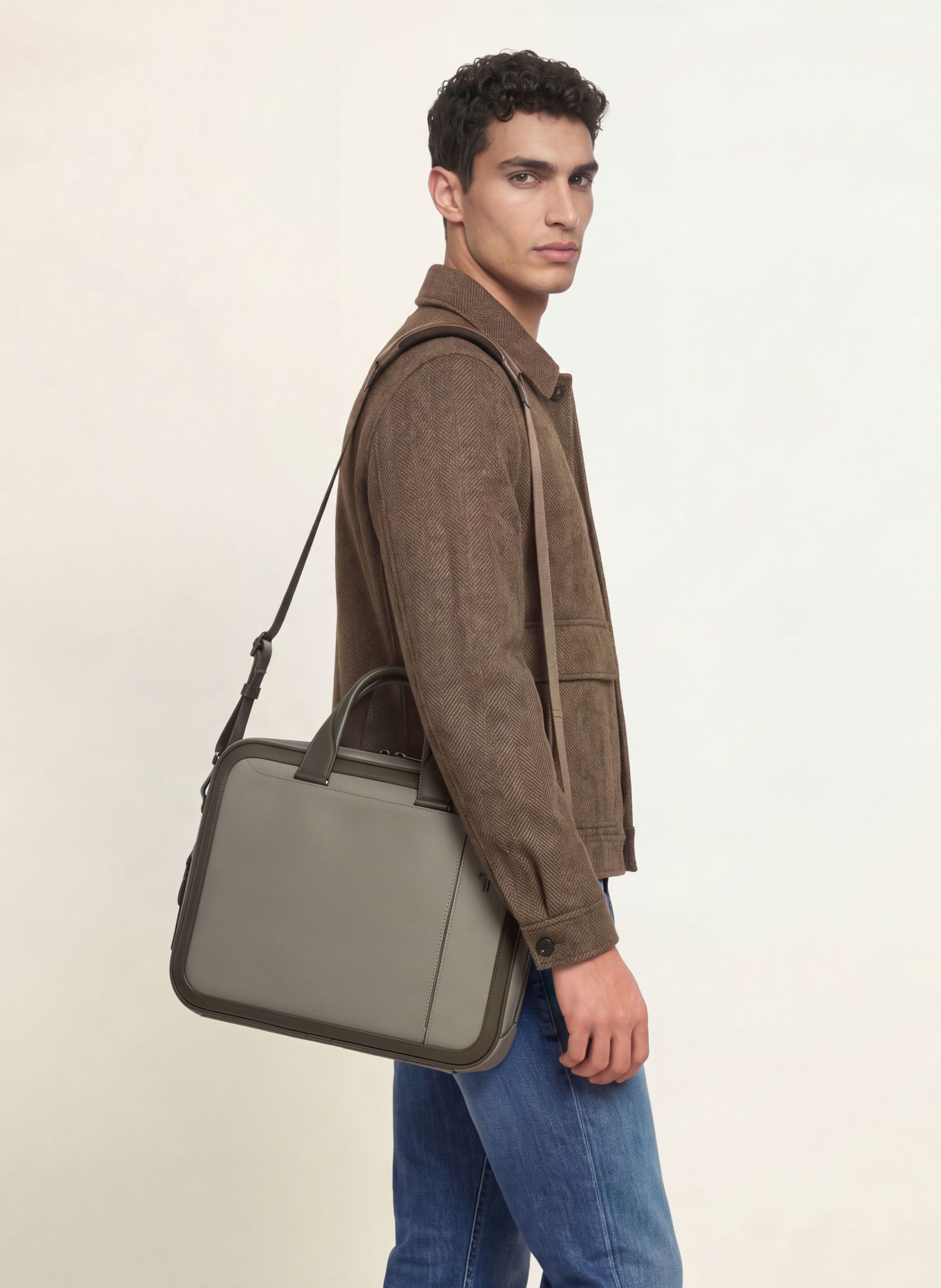 TUMI ARRIVÉ HANNOVER Laptop bag: TAUPE