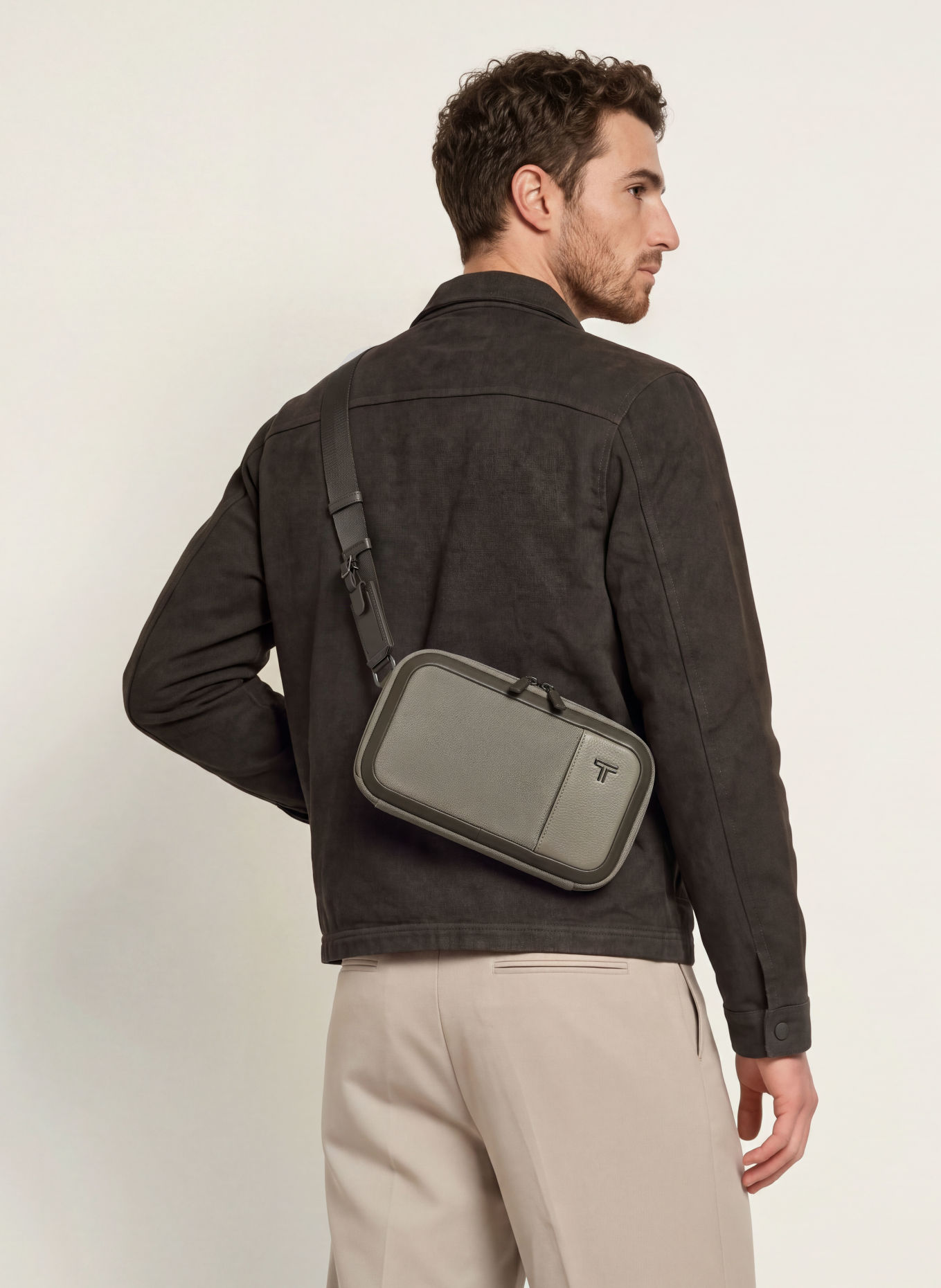 TUMI ARRIVÉ MESSINA Crossbody bag: TAUPE