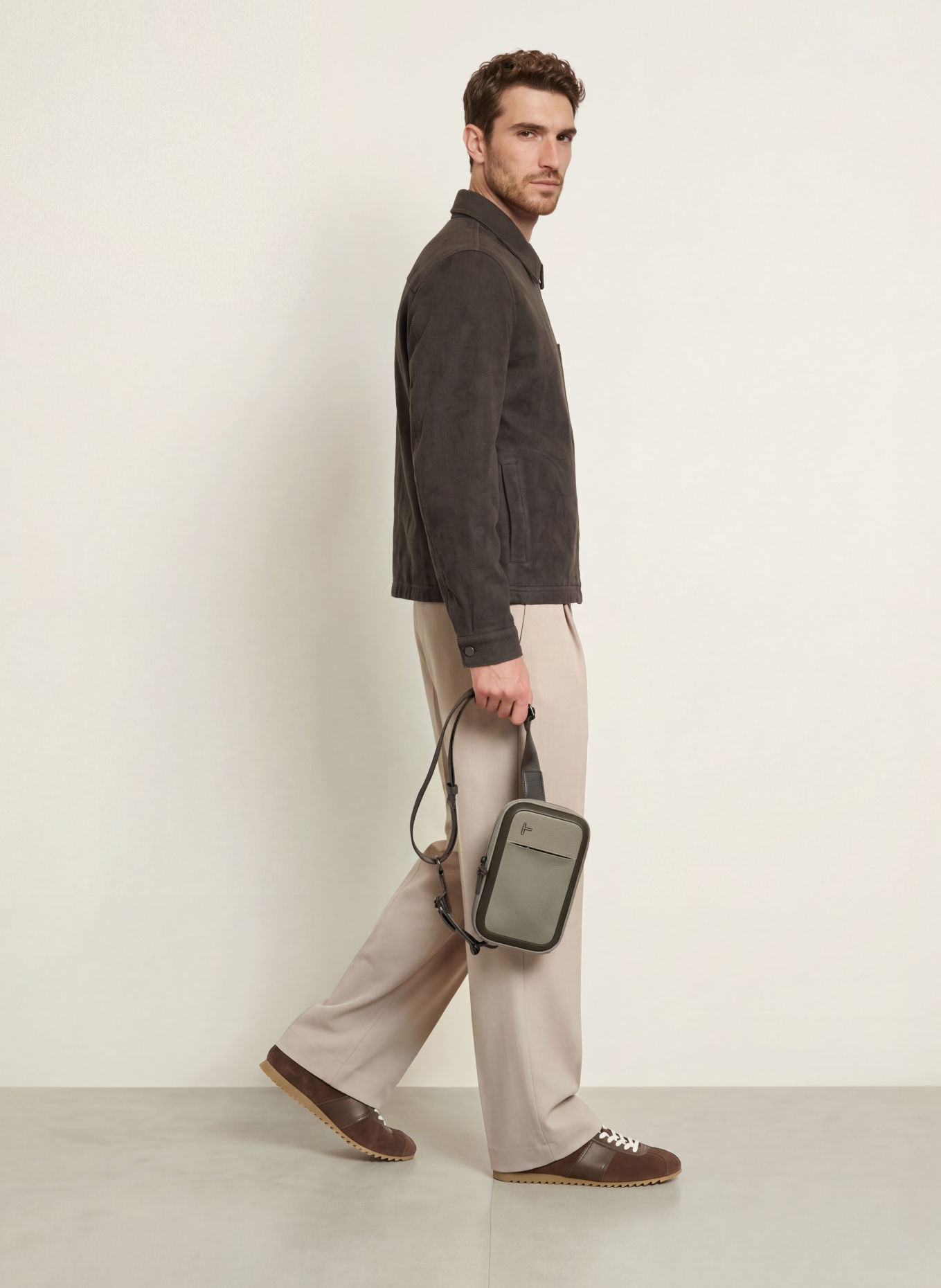 TUMI ARRIVÉ MESSINA Crossbody bag: TAUPE