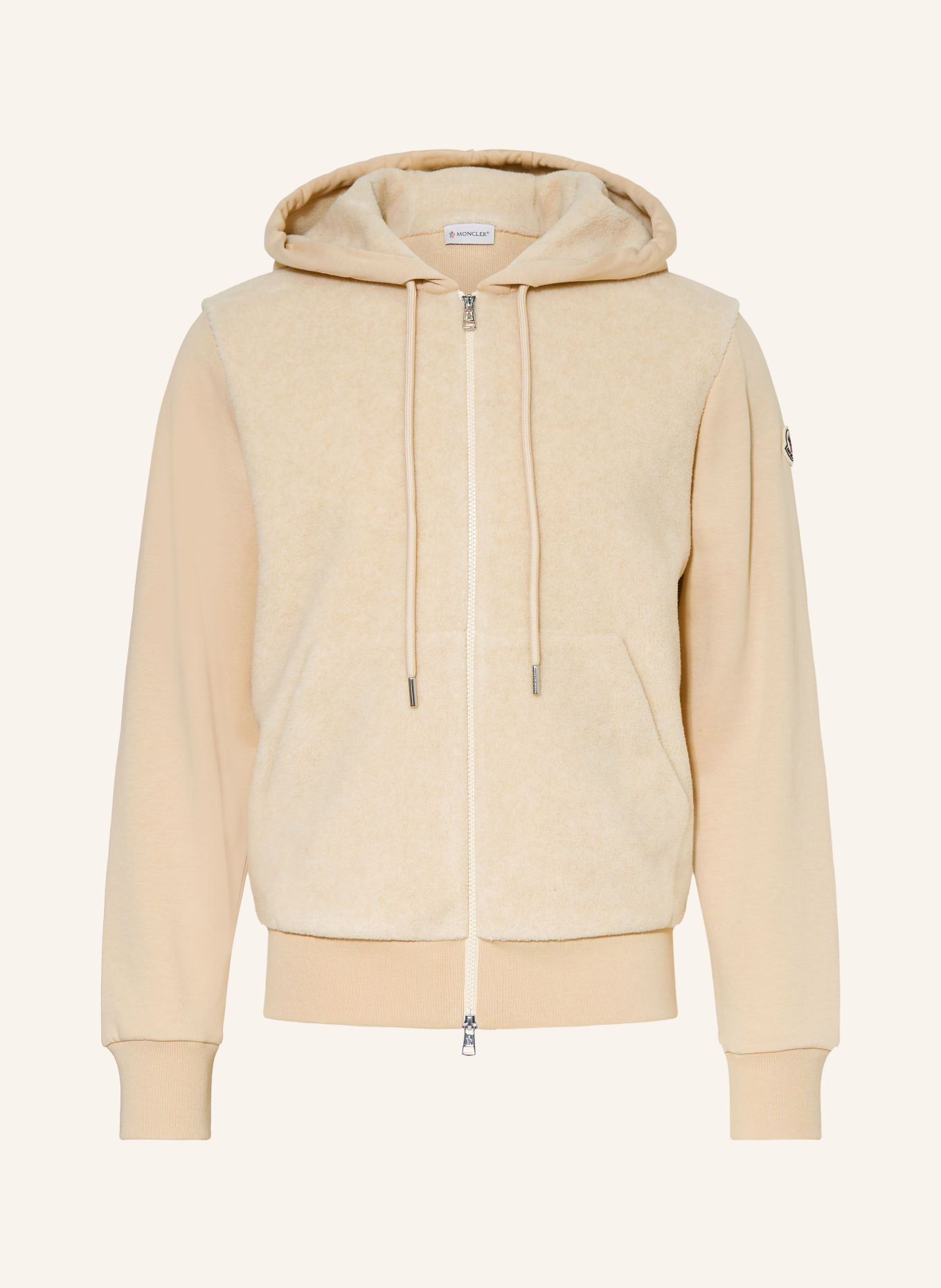 MONCLER Sweatvest: BEIGE