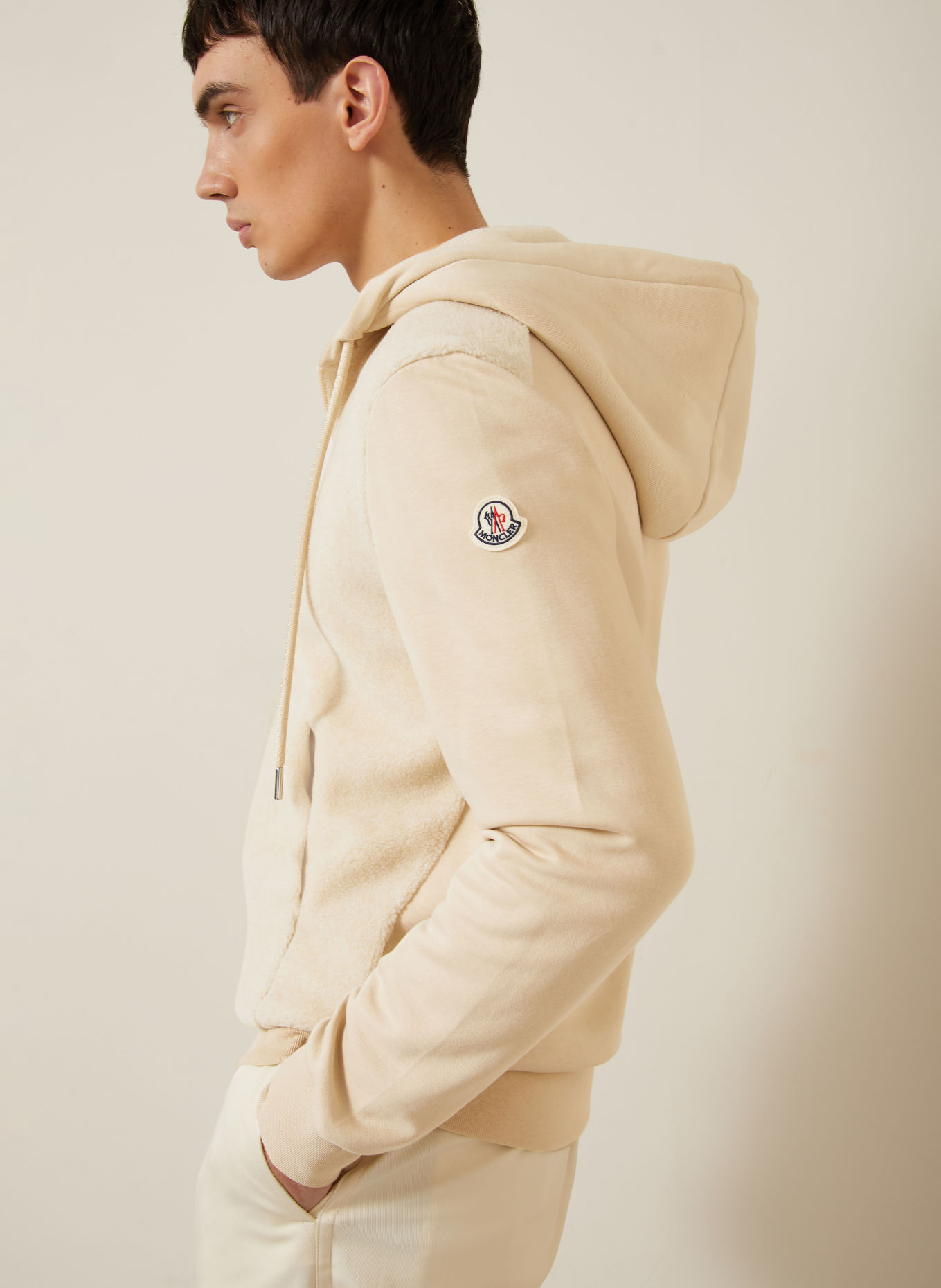 MONCLER Sweatvest: BEIGE