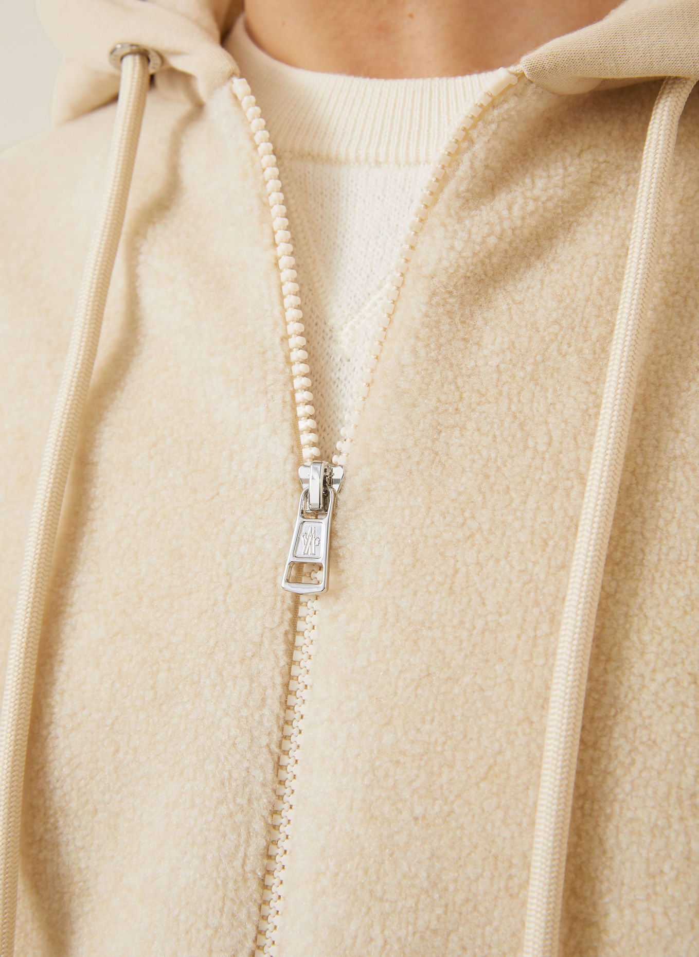 MONCLER Sweatvest: BEIGE