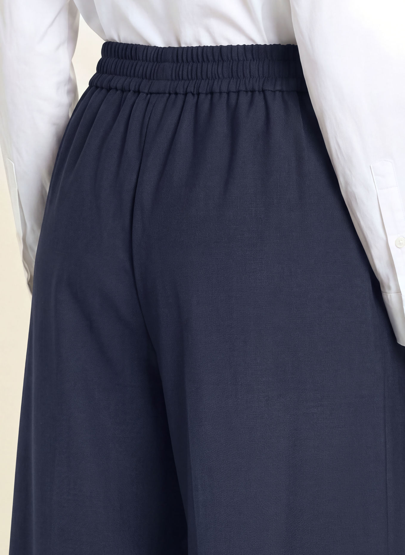 CLAUDIE PIERLOT Spodnie: GRANATOWY