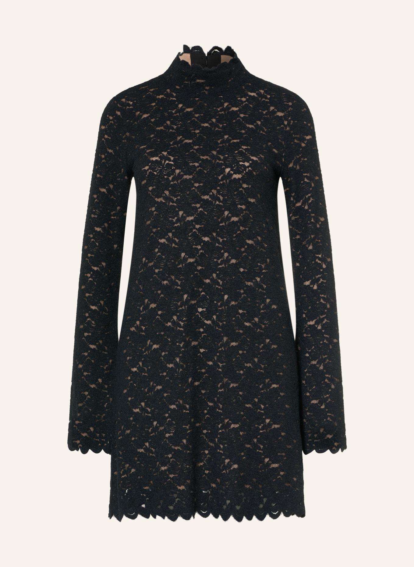 ba&sh Spitzenkleid LEARIA: SCHWARZ