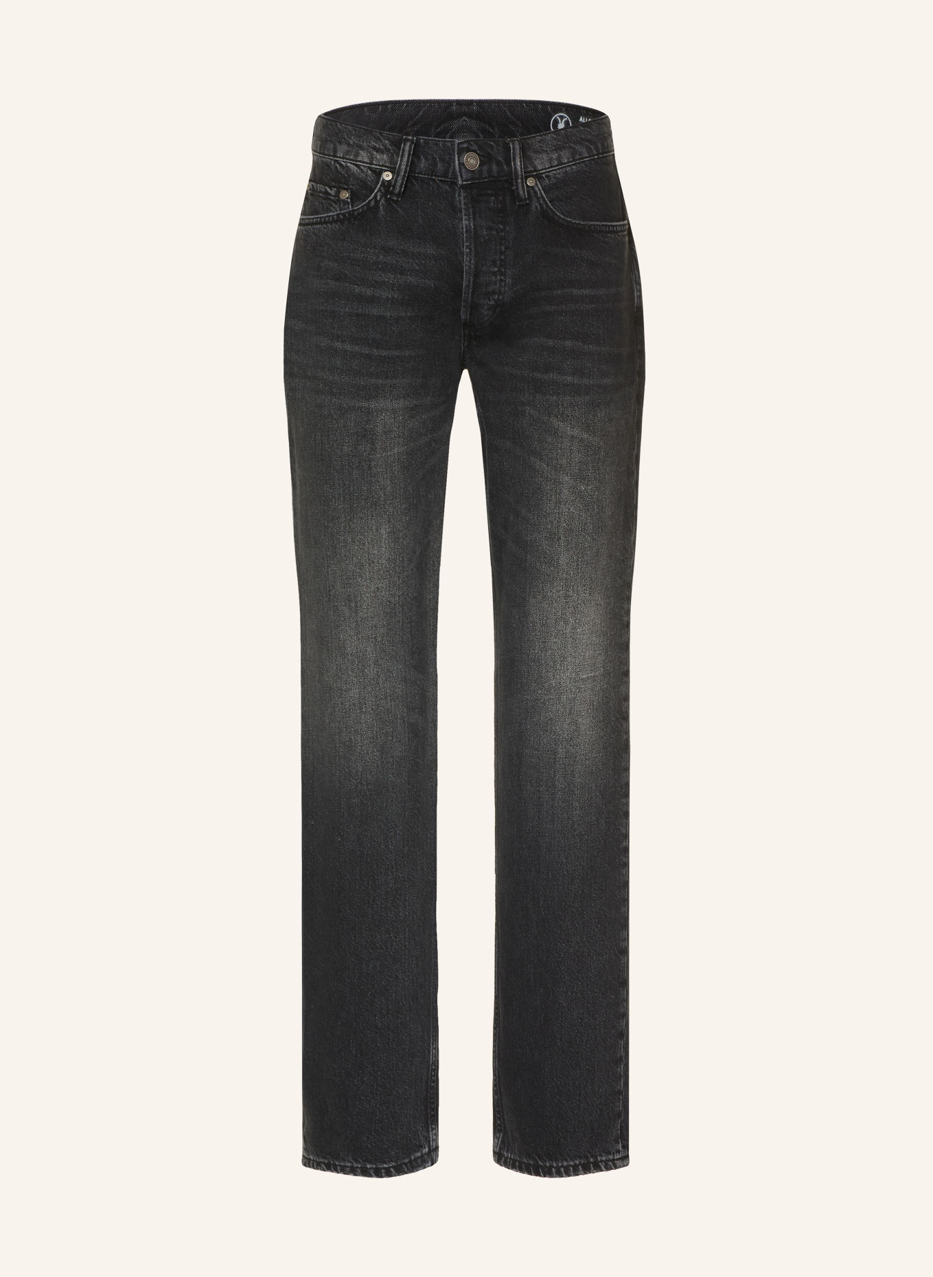 ALLSAINTS Jeans met slanke, rechte pasvorm: 162 Washed Black