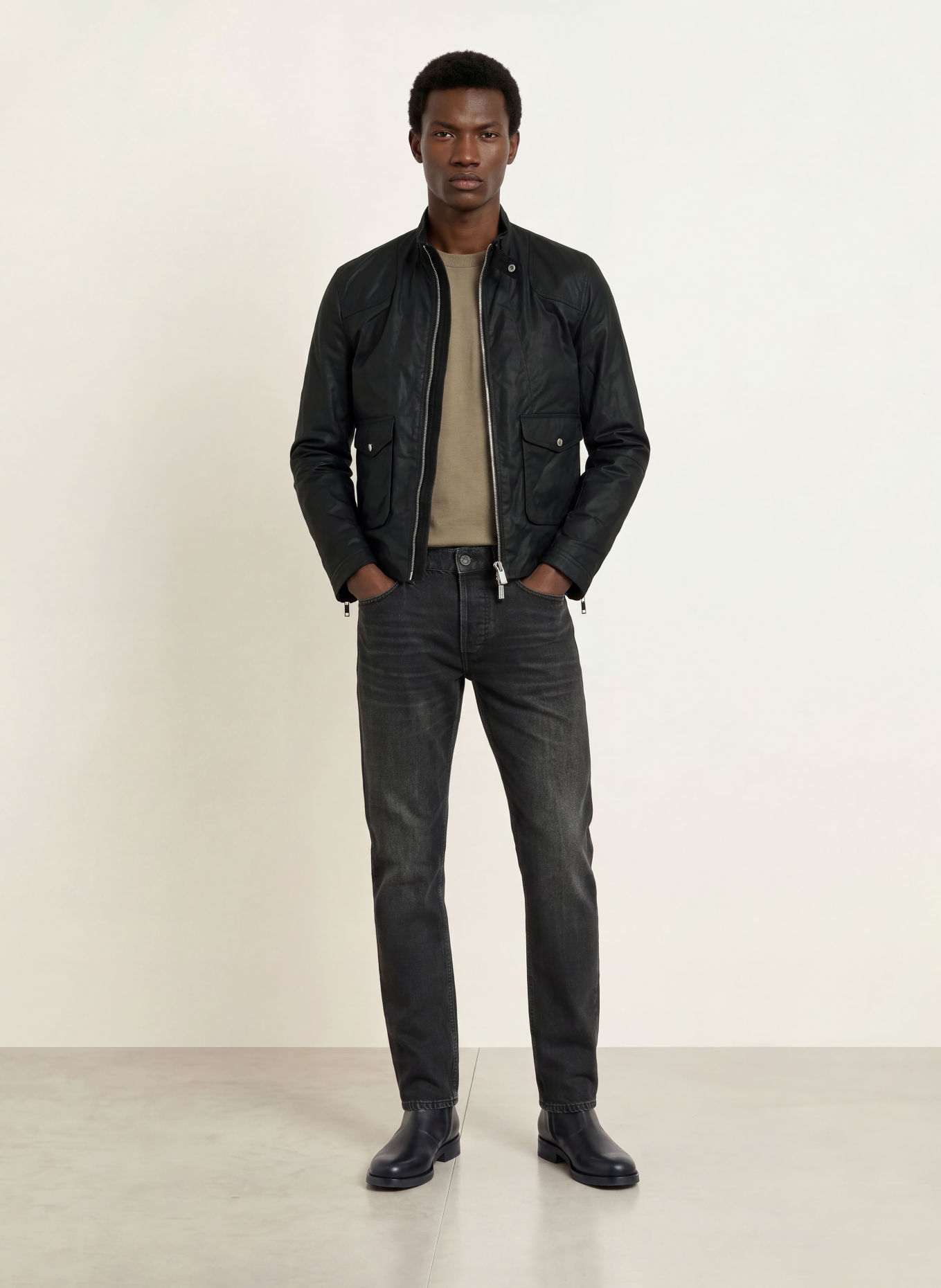 ALLSAINTS Jeans met slanke, rechte pasvorm: 162 Washed Black