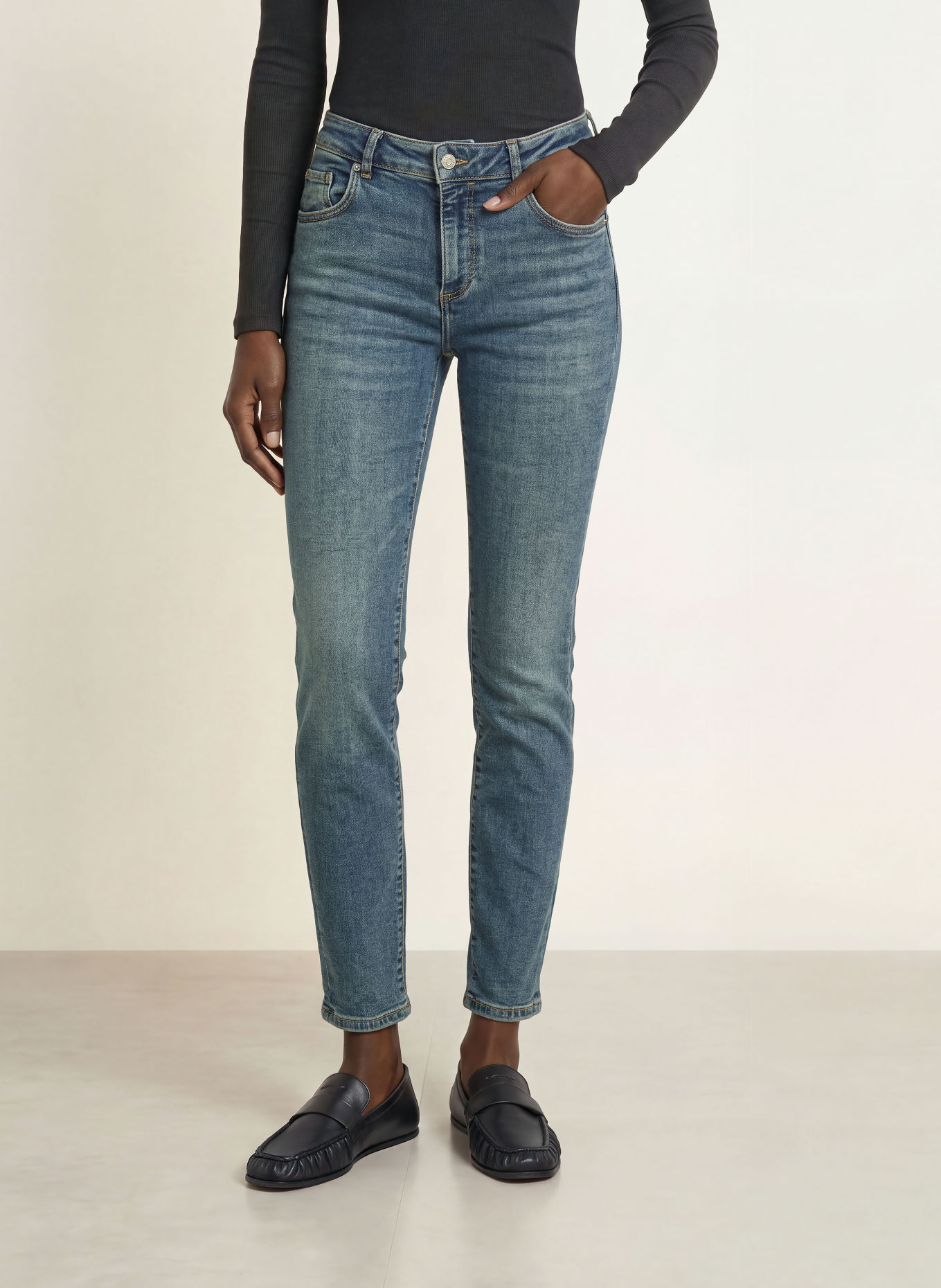 ALLSAINTS Jean skinny MILLER SKINNY: 2846 Mid Indigo