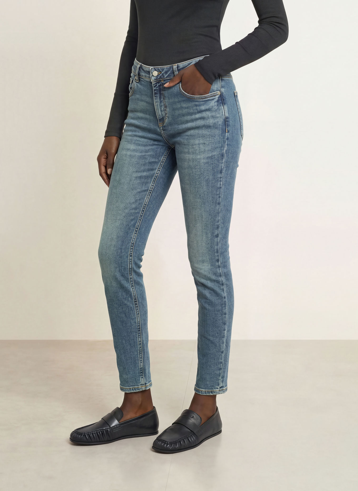 ALLSAINTS Jean skinny MILLER SKINNY: 2846 Mid Indigo