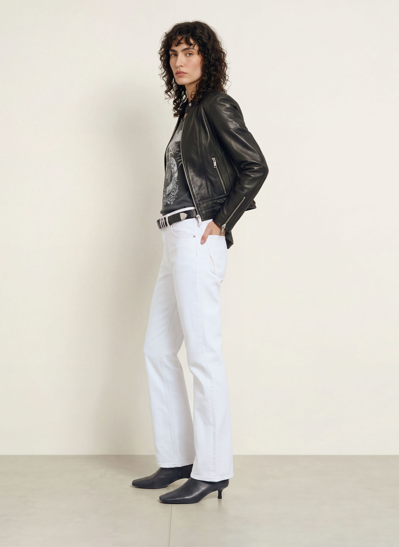 ALLSAINTS Bootcut Jeans RUE HIGH BOOTCUT: 203 Off White