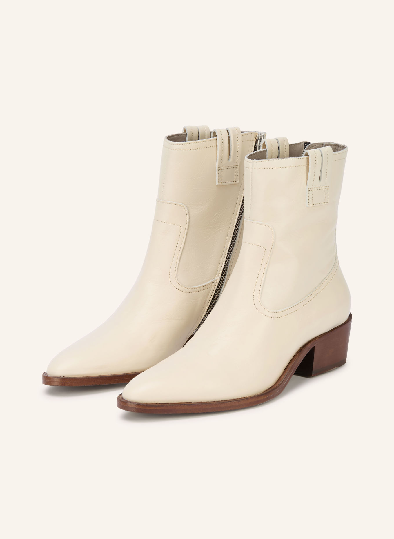 ALLSAINTS Cowboylaarzen JURA: WIT