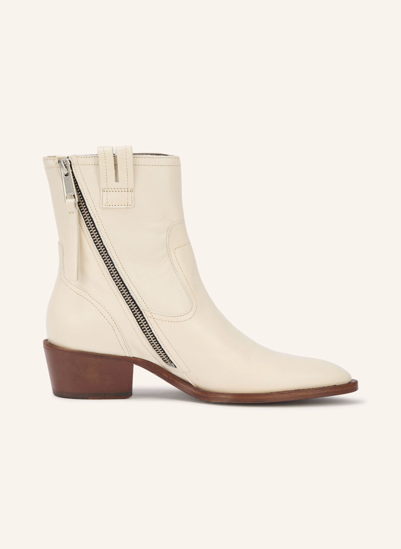 ALLSAINTS Cowboylaarzen JURA: WIT
