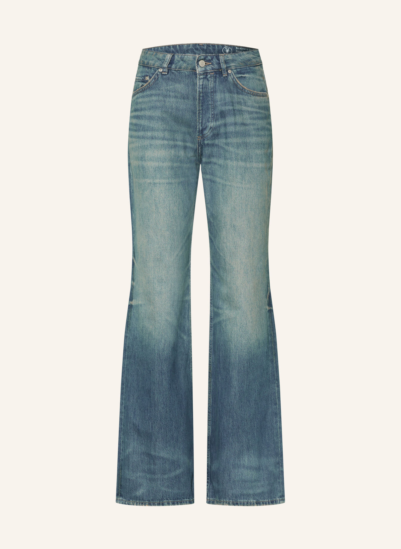 ALLSAINTS Jean wide leg LOU: 10635 TINT LIGHT INDIGO