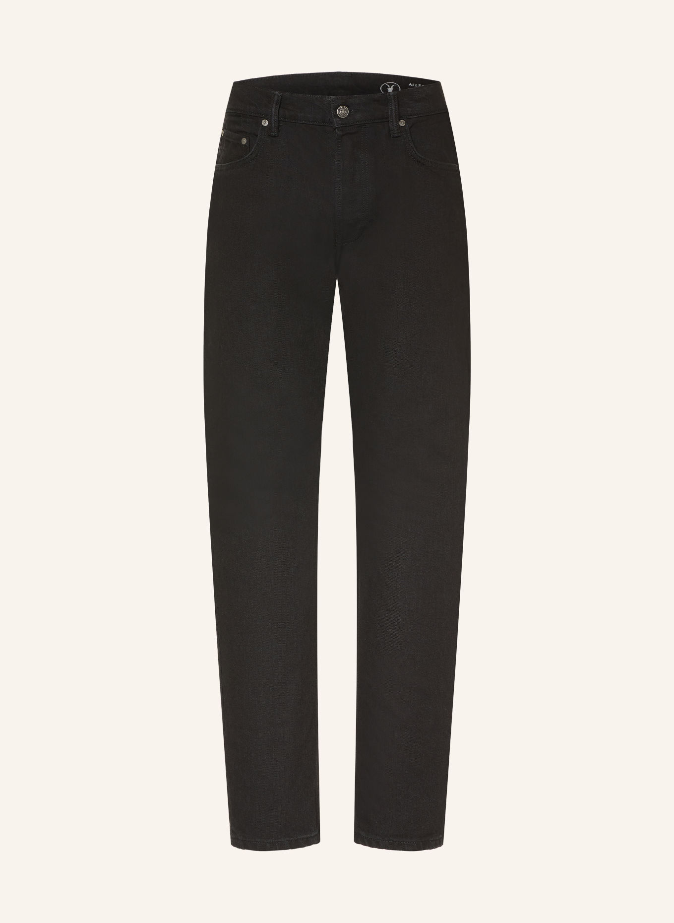 ALLSAINTS Jeans met regelmatige rechte pasvorm: 5 BLACK