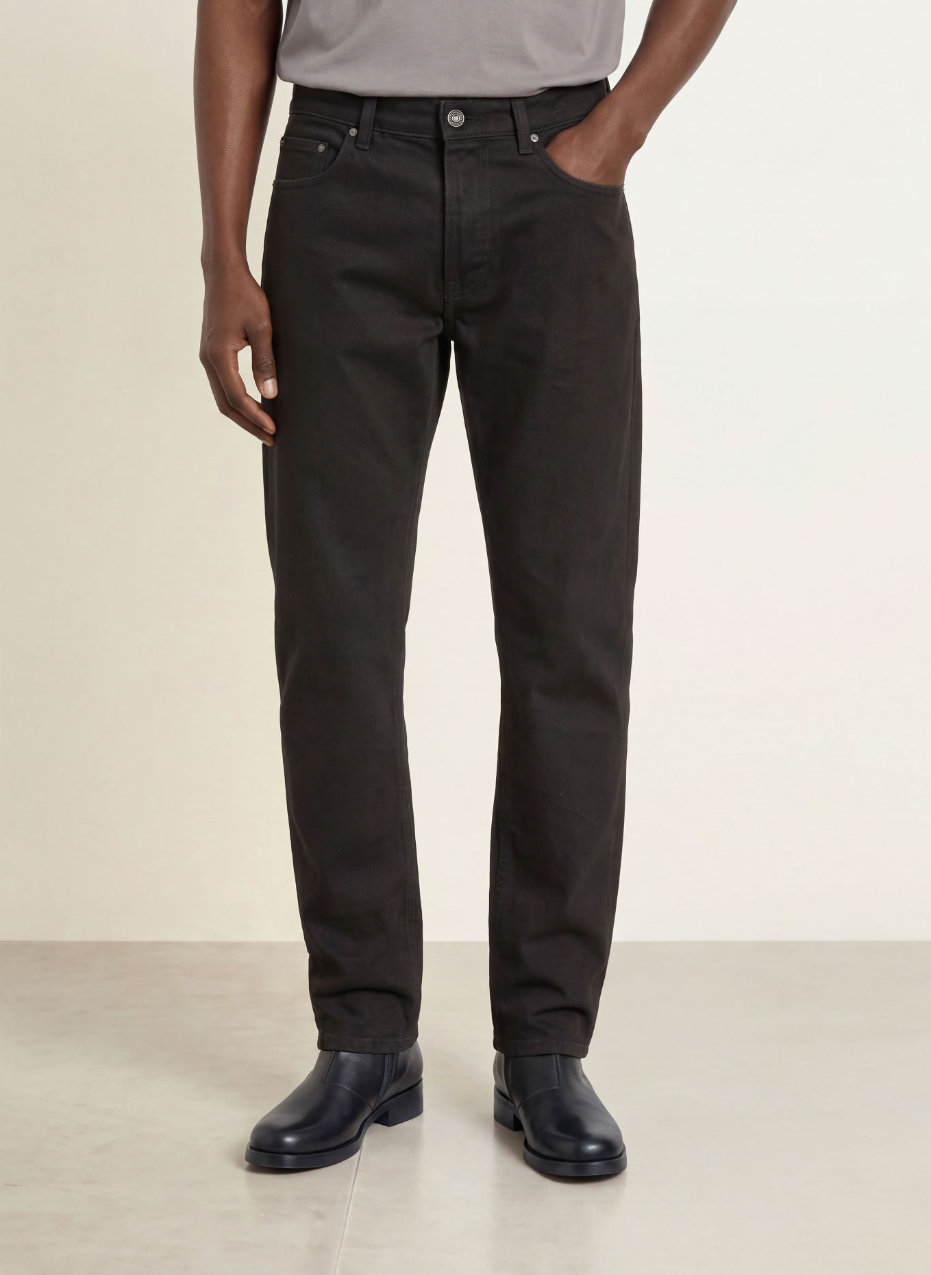 ALLSAINTS Jeans met regelmatige rechte pasvorm: 5 BLACK