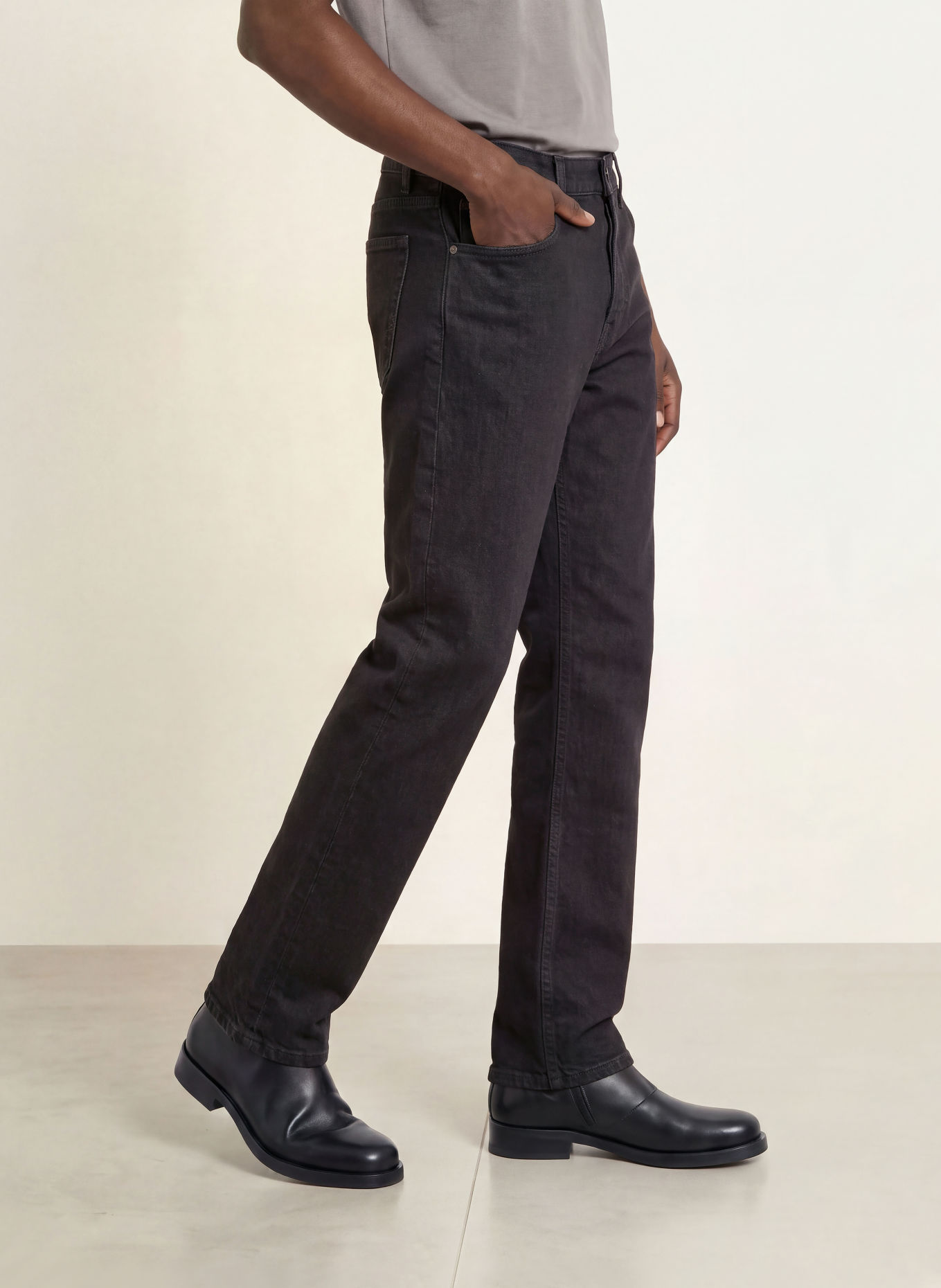ALLSAINTS Jeans met regelmatige rechte pasvorm: 5 BLACK