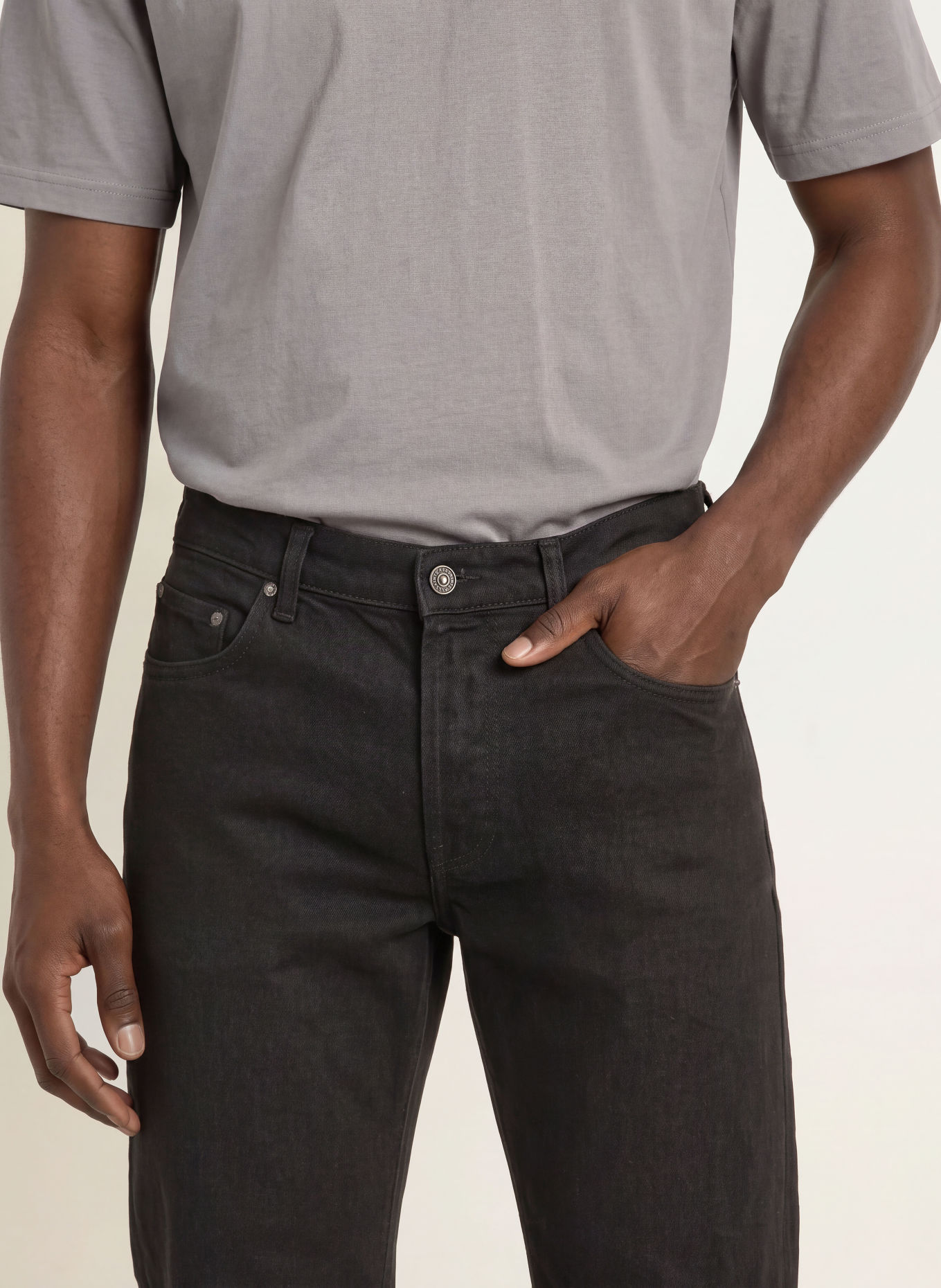 ALLSAINTS Jeans met regelmatige rechte pasvorm: 5 BLACK